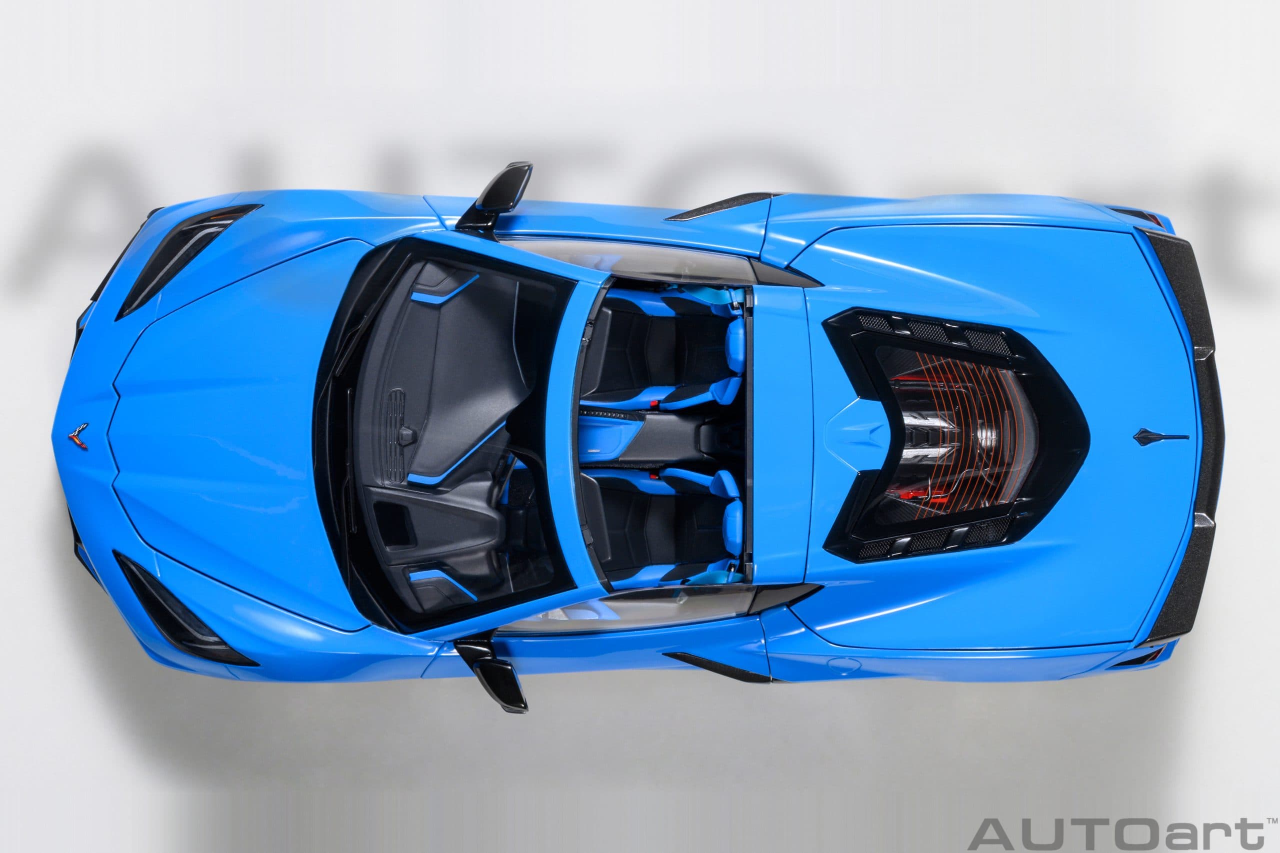 AUTOart Chevrolet Corvette C8 Stingray Z51 2020 1:18 - Rapid Blue – Bild 9