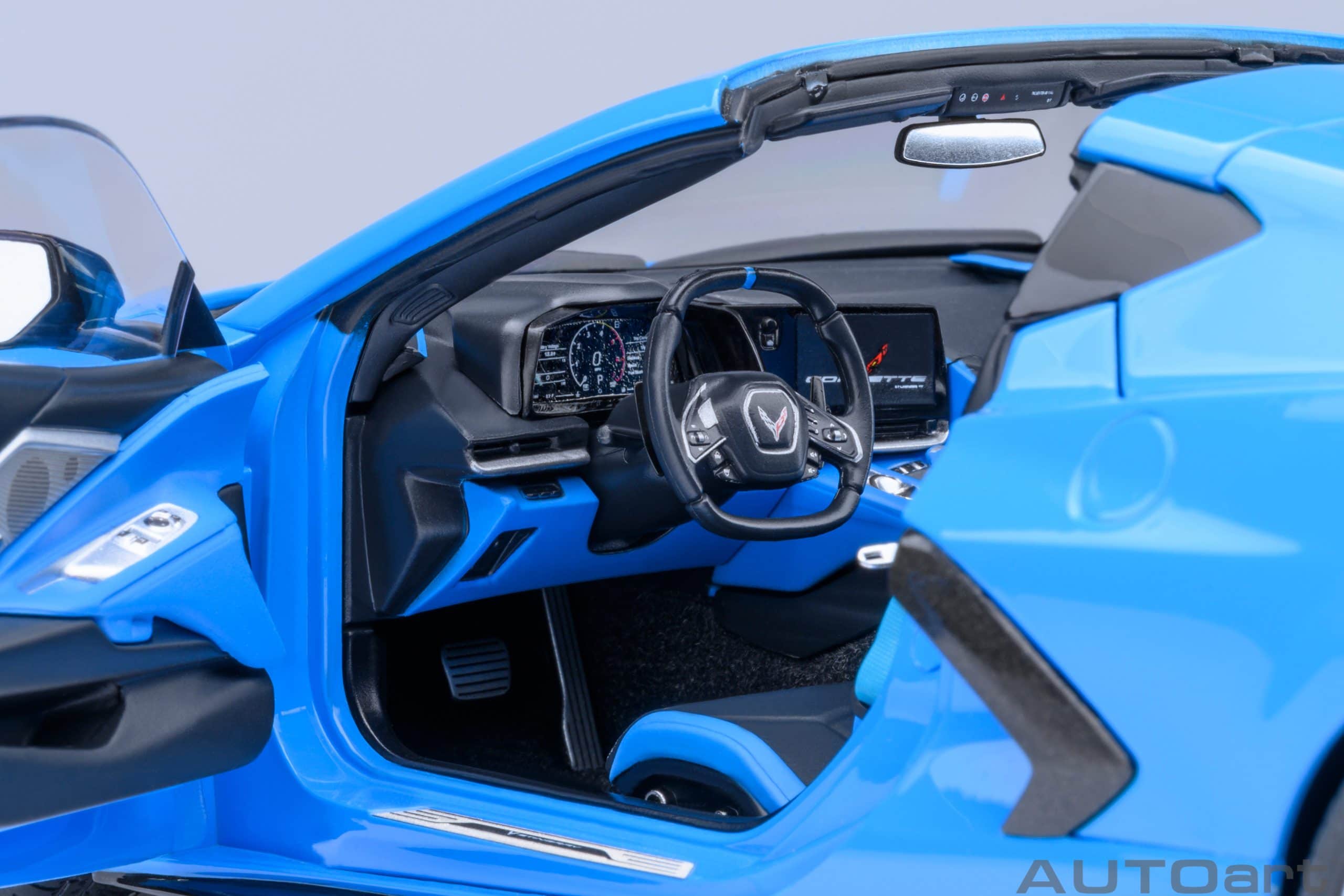 AUTOart Chevrolet Corvette C8 Stingray Z51 2020 1:18 - Rapid Blue – Bild 11