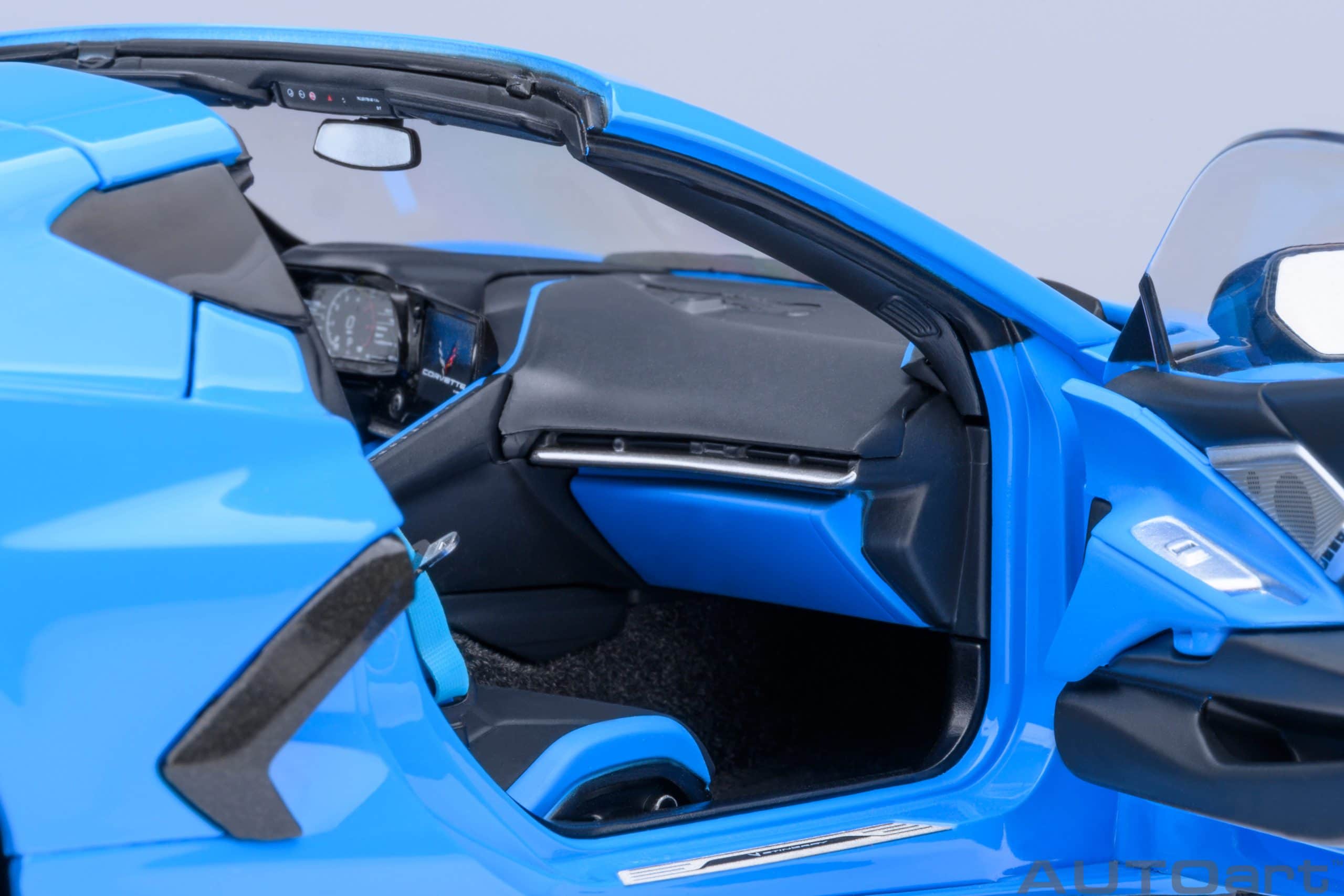 AUTOart Chevrolet Corvette C8 Stingray Z51 2020 1:18 - Rapid Blue – Bild 12
