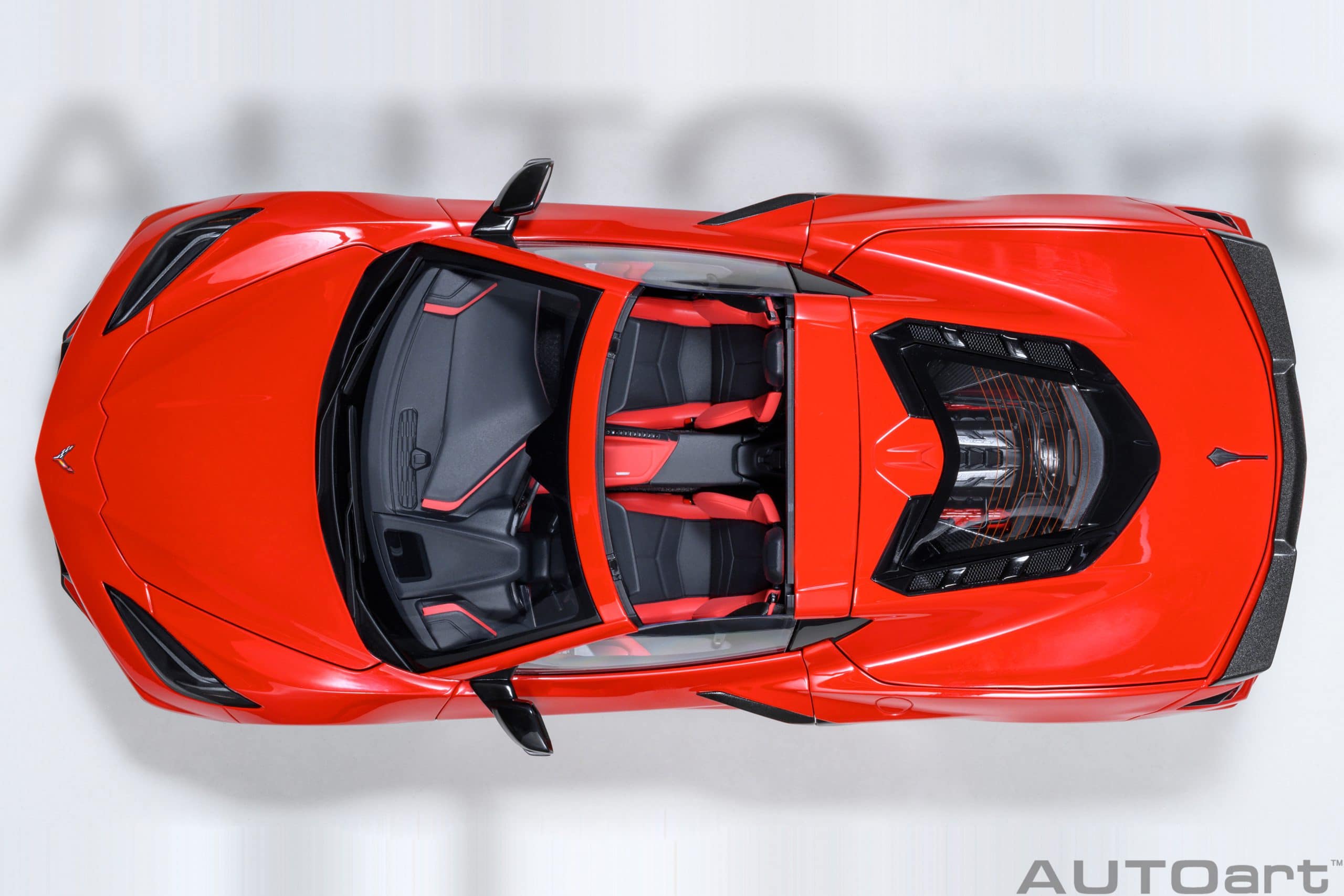 AUTOart Chevrolet Corvette C8 Stingray Z51 2020 1:18 - Torch Red – Bild 9