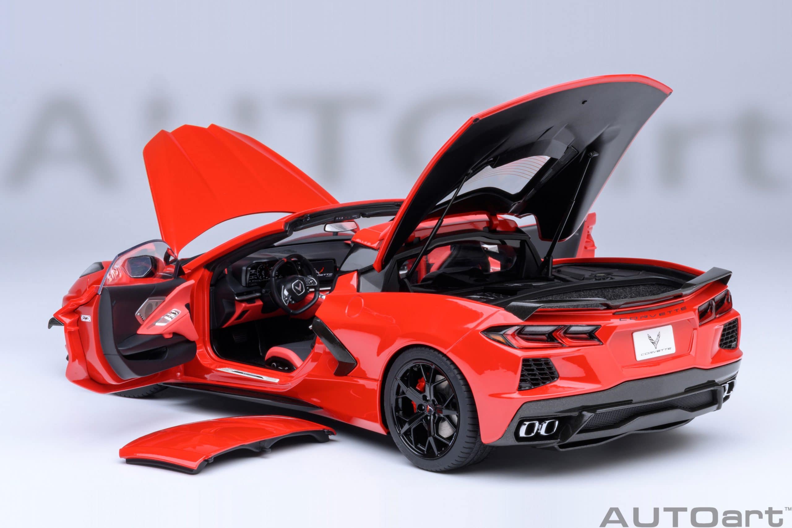 AUTOart Chevrolet Corvette C8 Stingray Z51 2020 1:18 - Torch Red – Bild 18