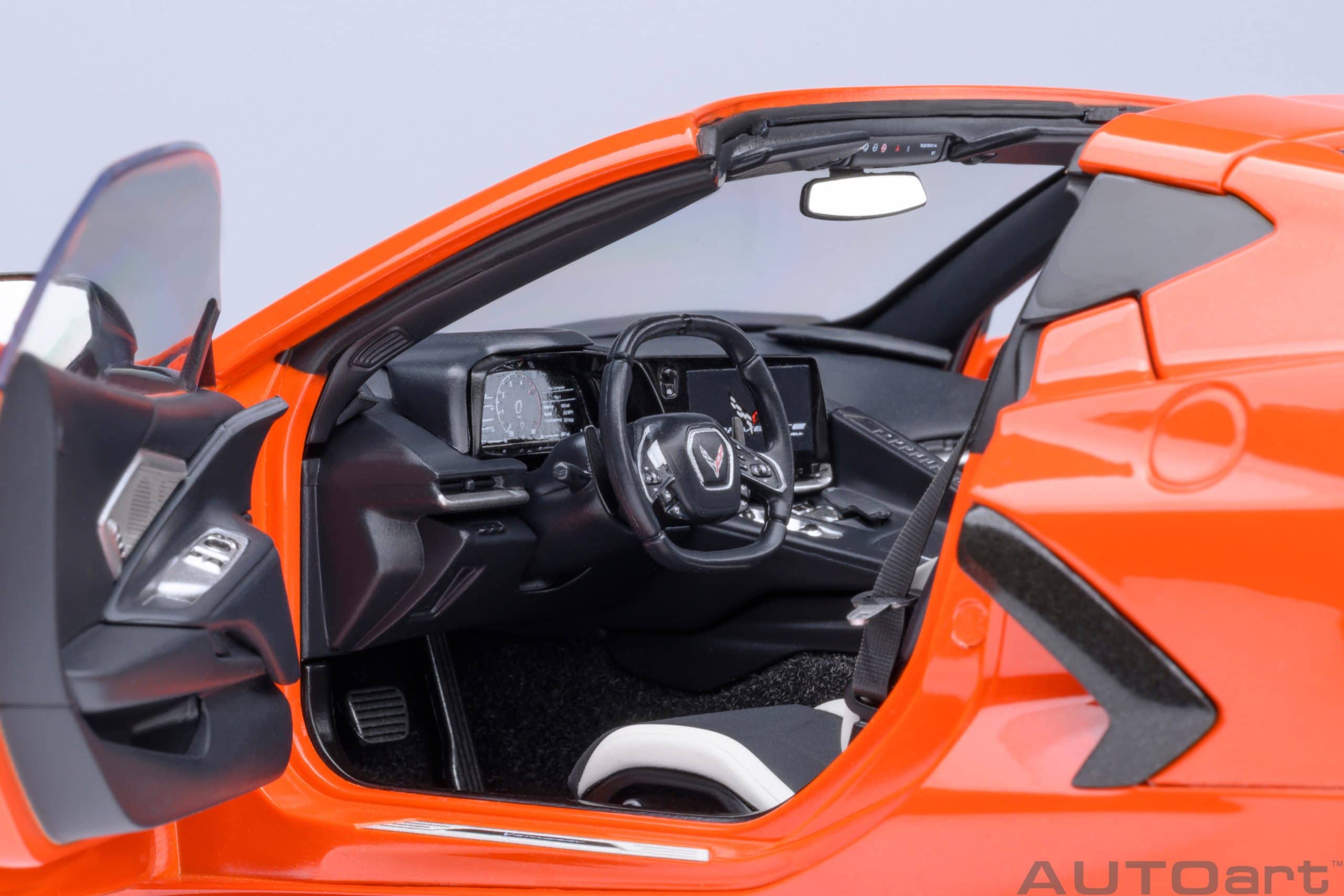 AUTOart Chevrolet Corvette C8 Stingray Z51 2020 1:18 - Sebring Orange - Immagine 11