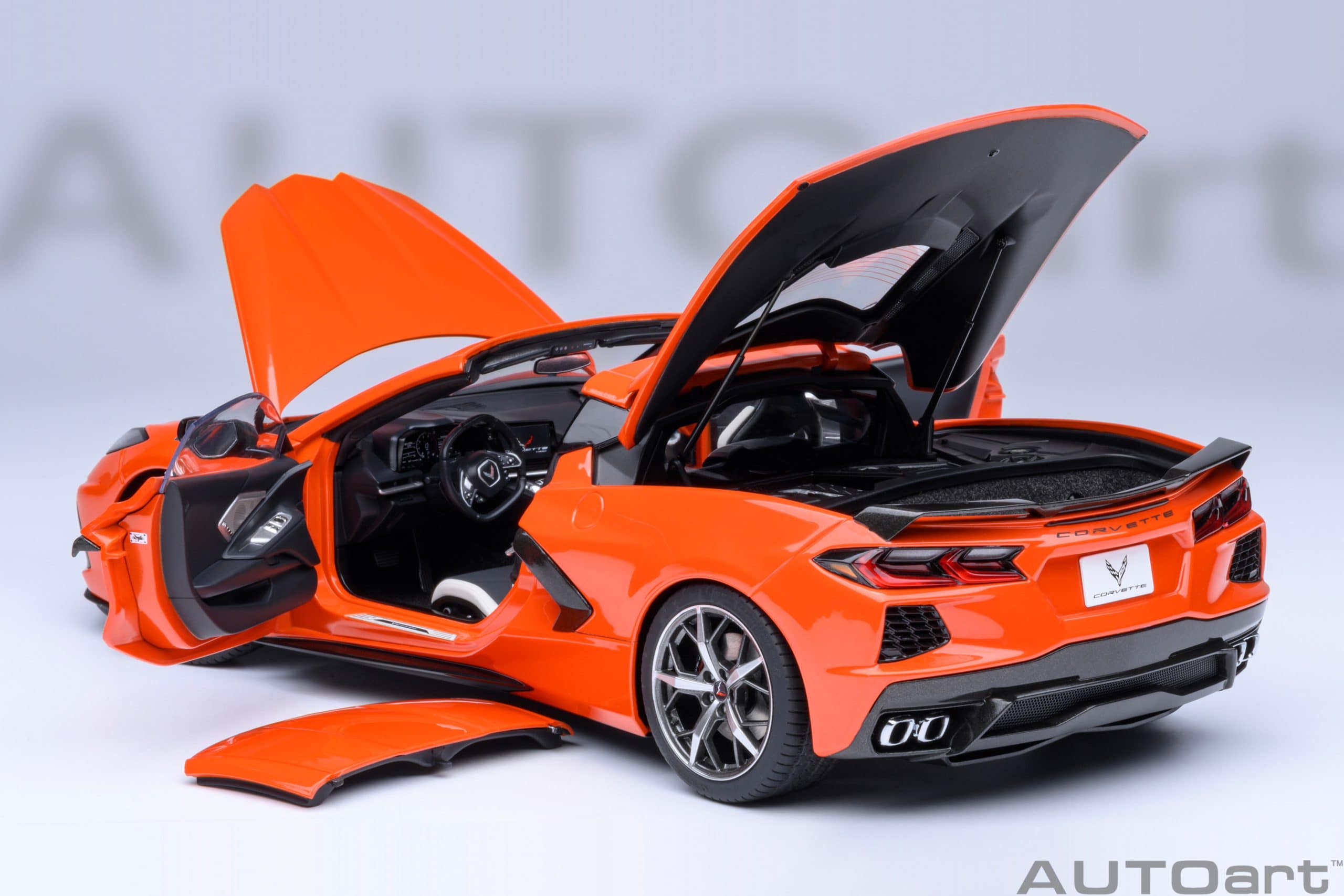 AUTOart Chevrolet Corvette C8 Stingray Z51 2020 1:18 - Sebring Orange - Immagine 18