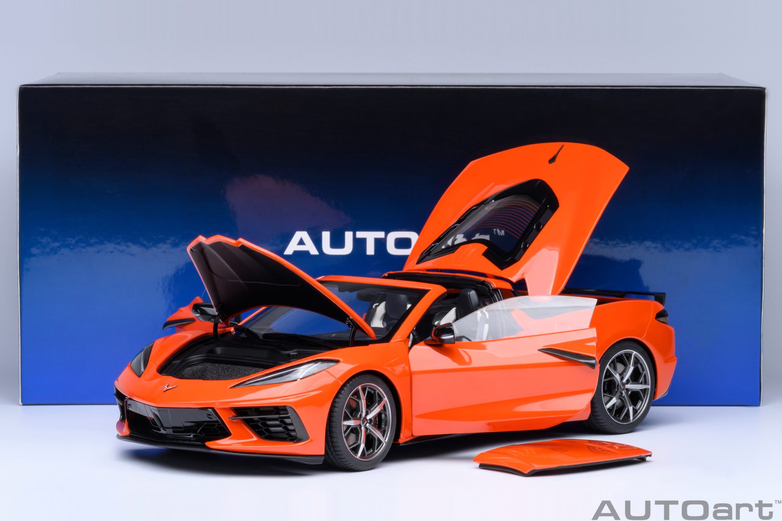 AUTOart Chevrolet Corvette C8 Stingray Z51 2020 1:18 - Sebring Orange - Immagine 23