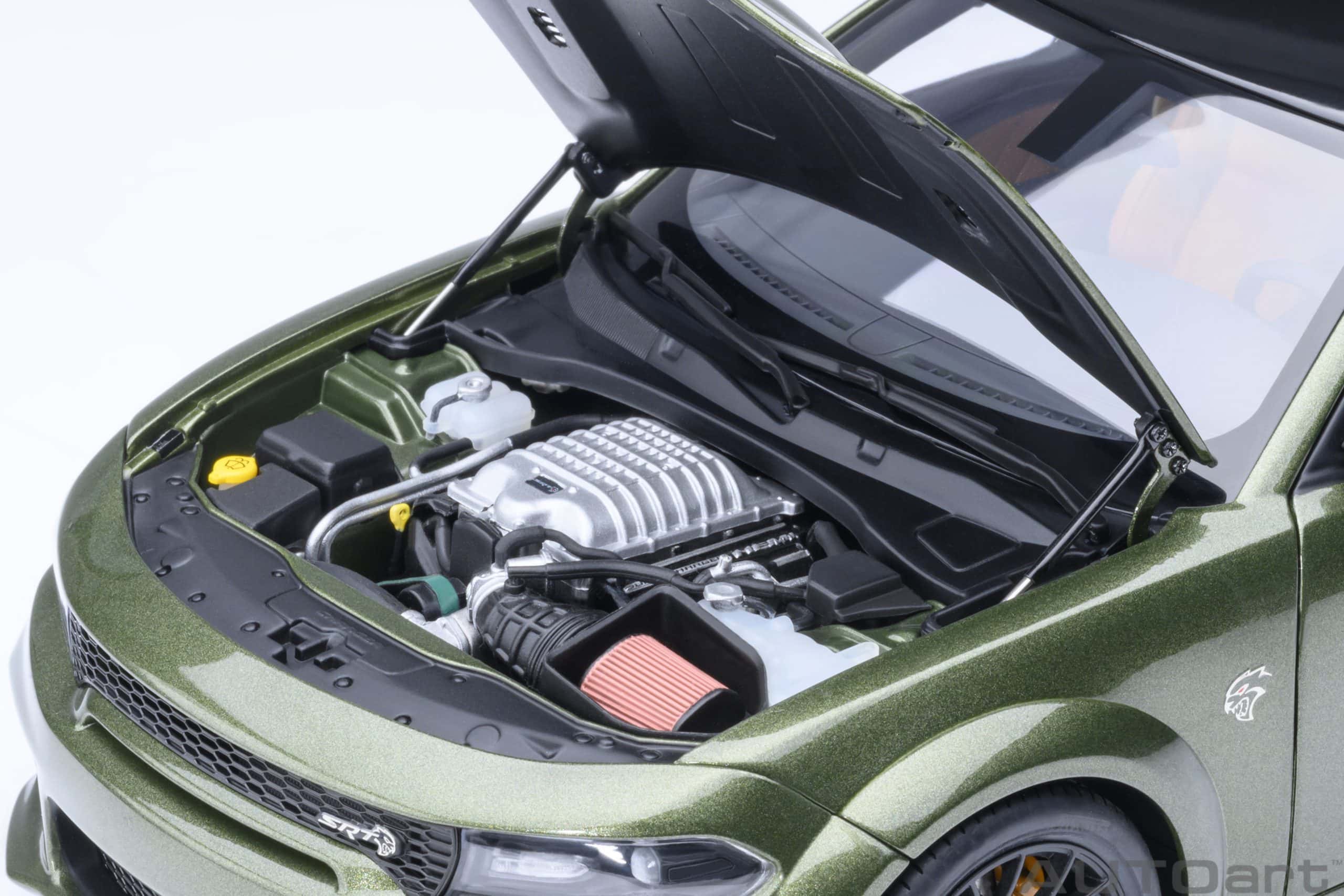 AUTOart Dodge Charger SRT Hellcat Redeye Jailbreak 1:18 - F8 Green - Image 11