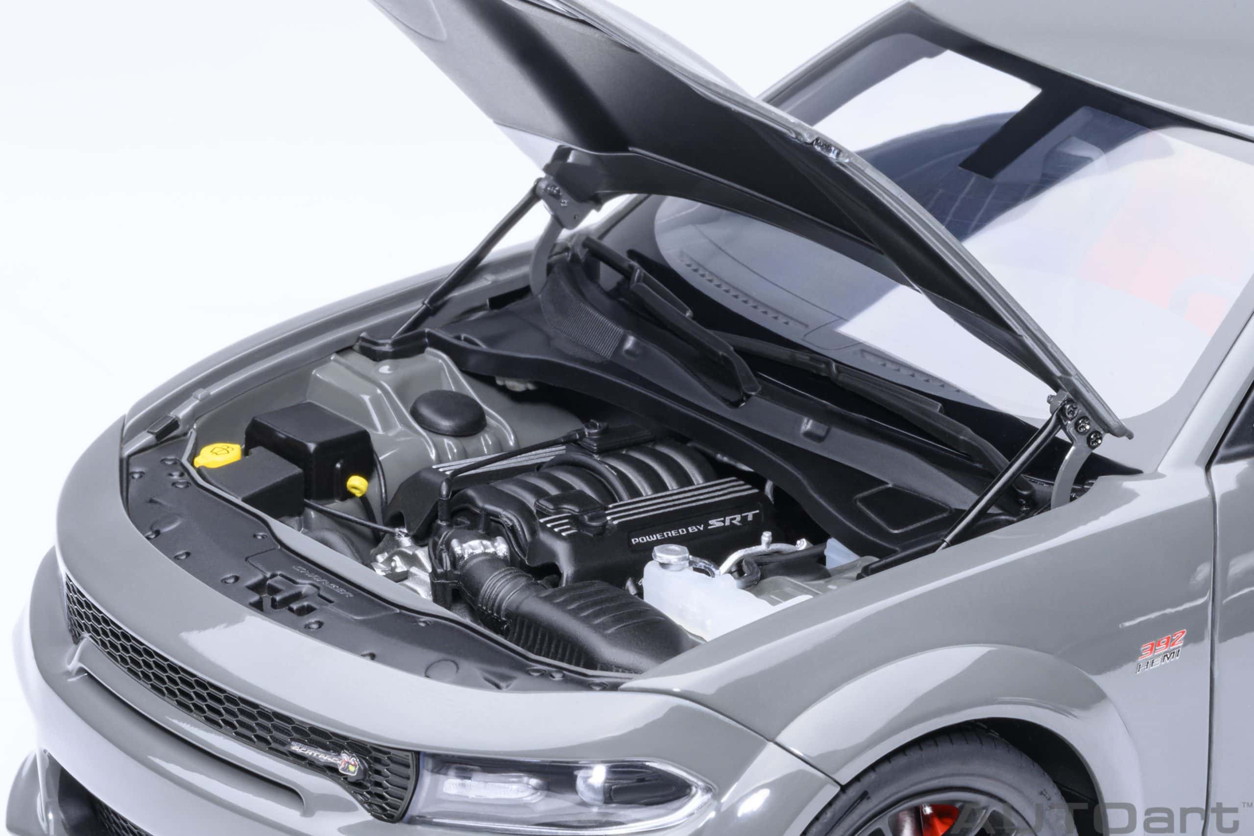 AUTOart Dodge Charger Scat Pack Widebody 1:18 - Destroyer Grey - Image 11