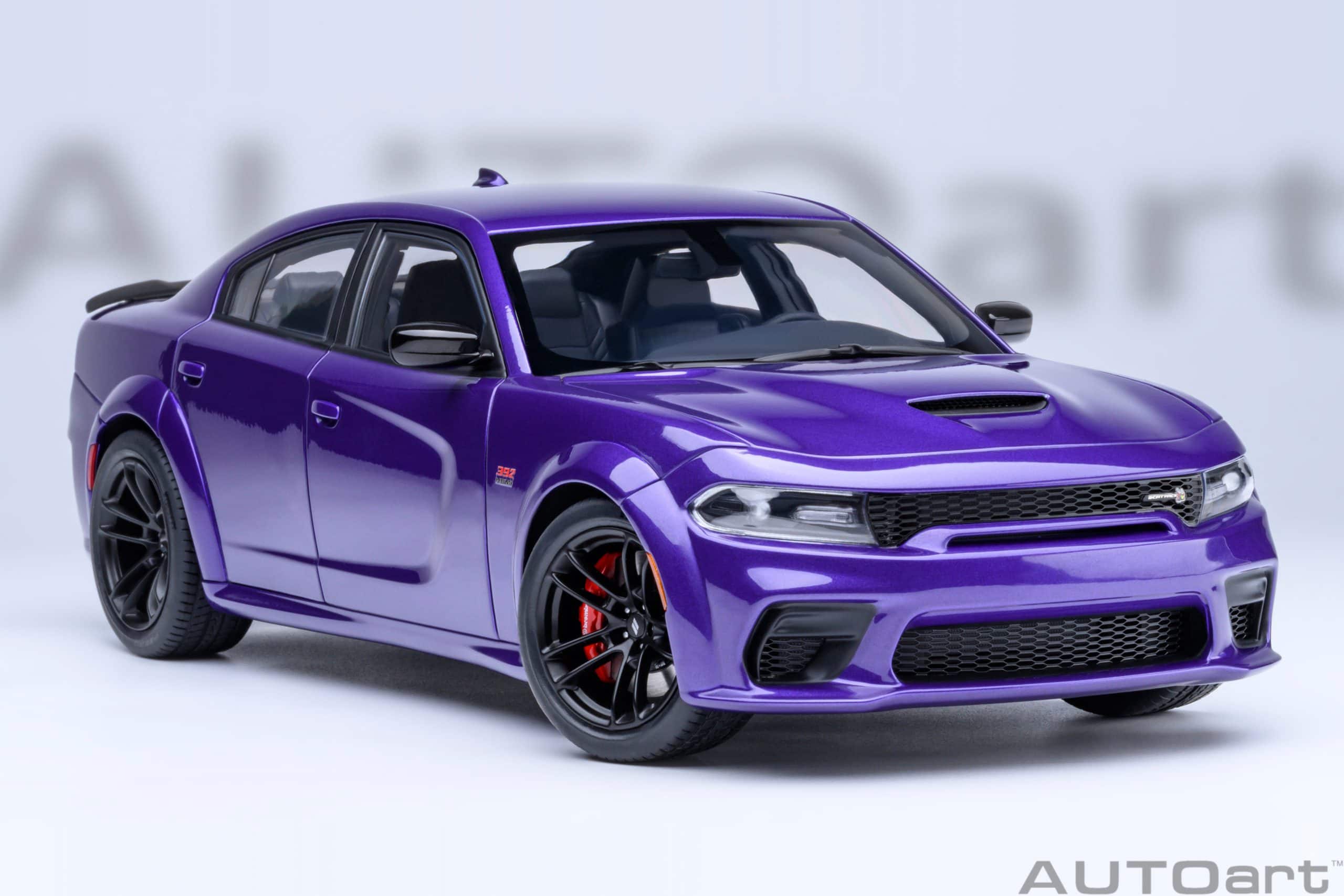 AUTOart Dodge Charger Scat Pack Widebody 1:18 - Plum Crazy - Image 18