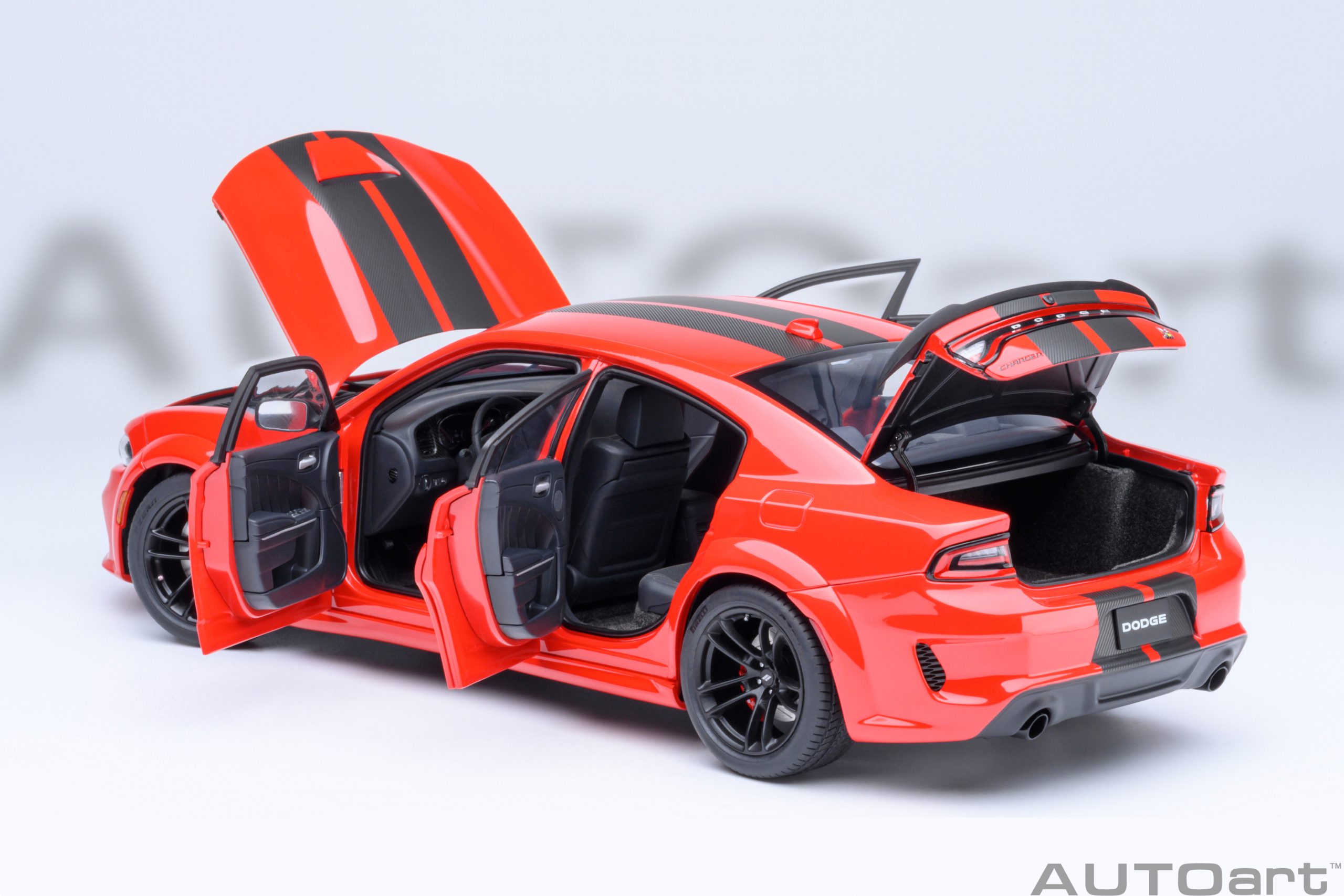 AUTOart Dodge Charger Scat Pack Widebody 1:18 - TorRed - Image 16