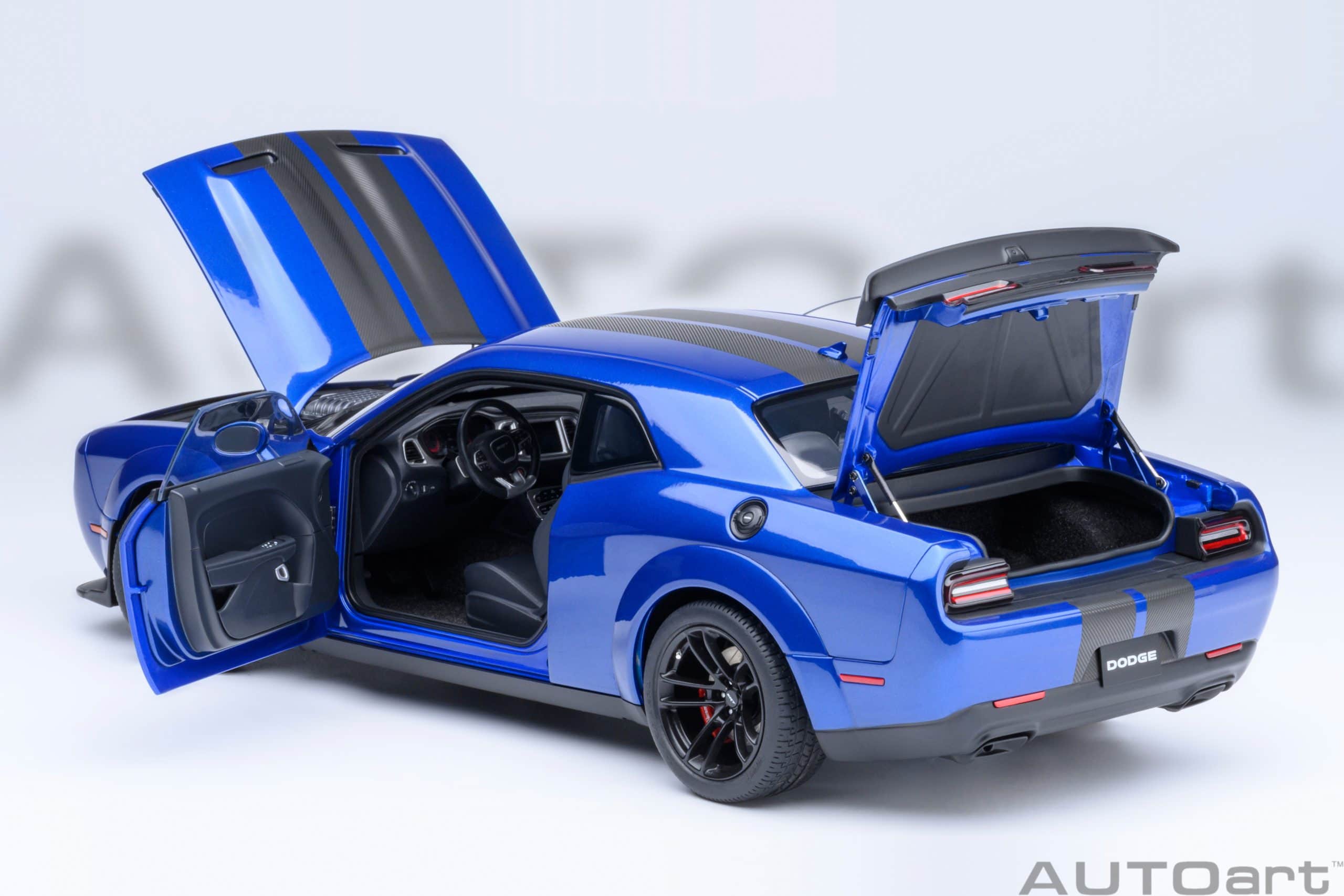 AUTOart Dodge Challenger SRT Jailbreak 2022 1:18 - Indigo Blue - Image 16