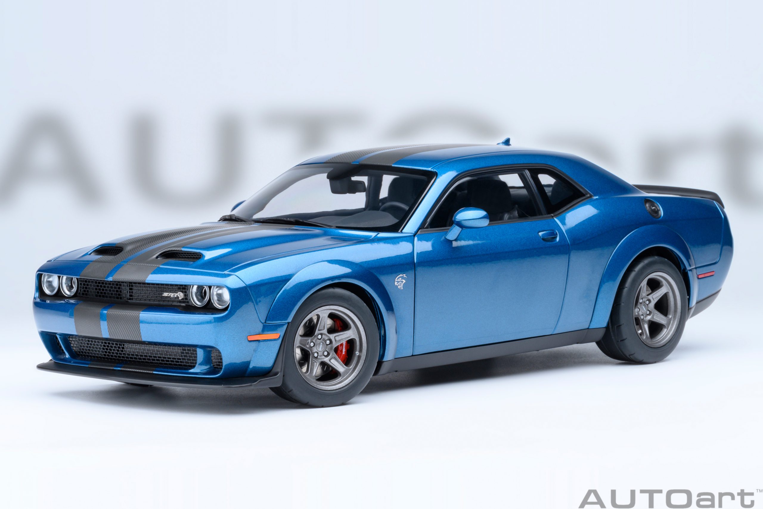 限定 1/64 レーシング アクション プラチナ ダッジ プロストック AUTOart Dodge Challenger SRT Super Stock 2023 1:18 - フロスト
