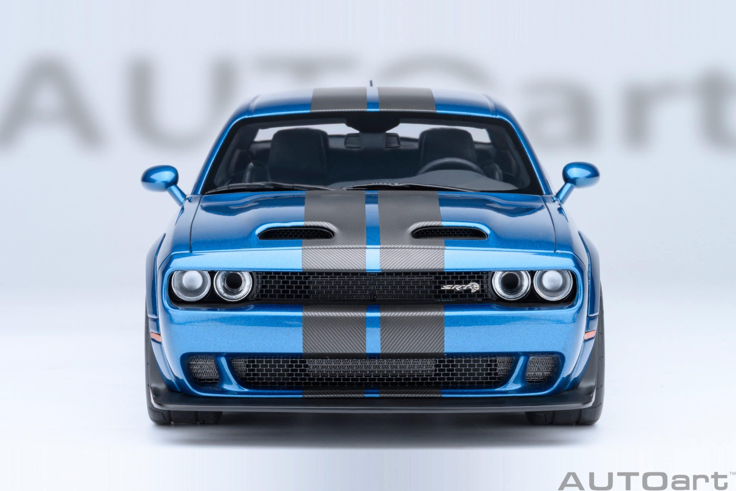 AUTOart Dodge Challenger SRT Super Stock 2023 1:18 - Frostbite - Immagine 5