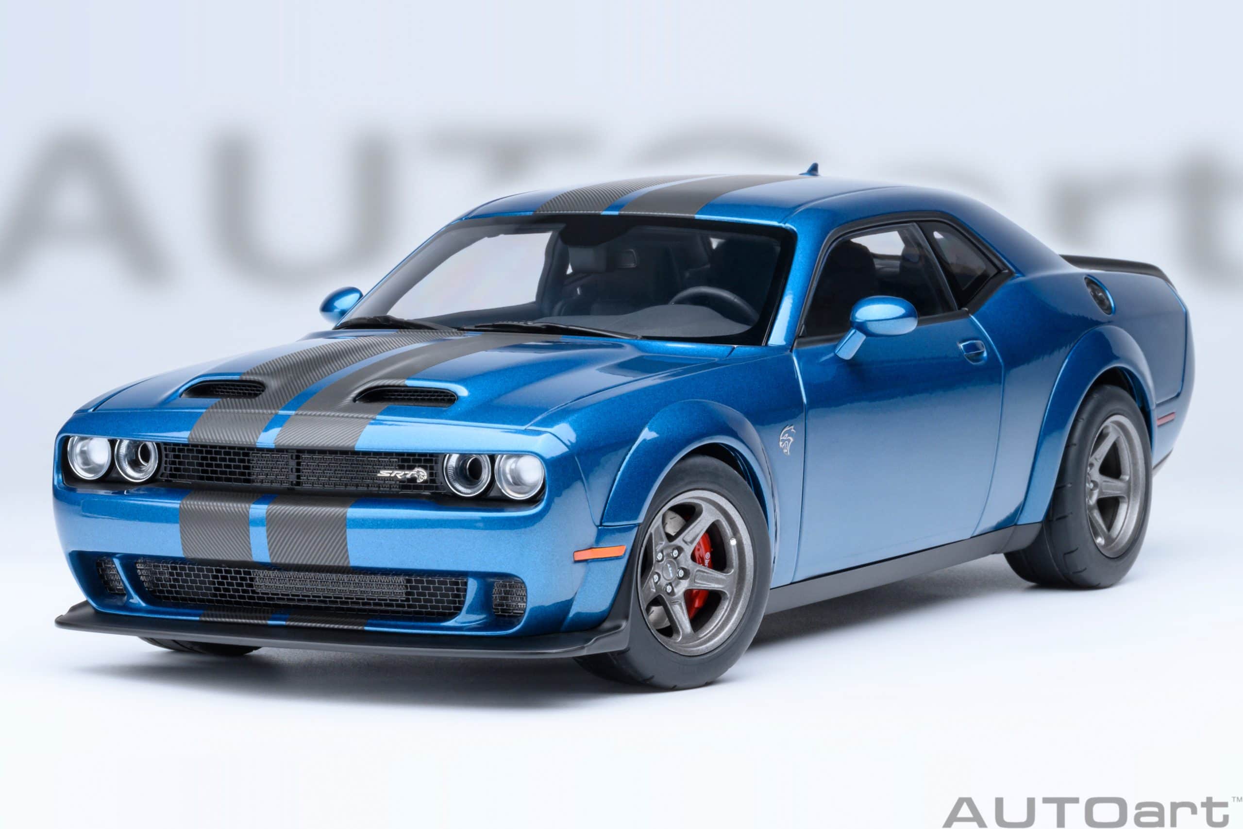 AUTOart Dodge Challenger SRT Super Stock 2023 1:18 - Frostbite - Immagine 17