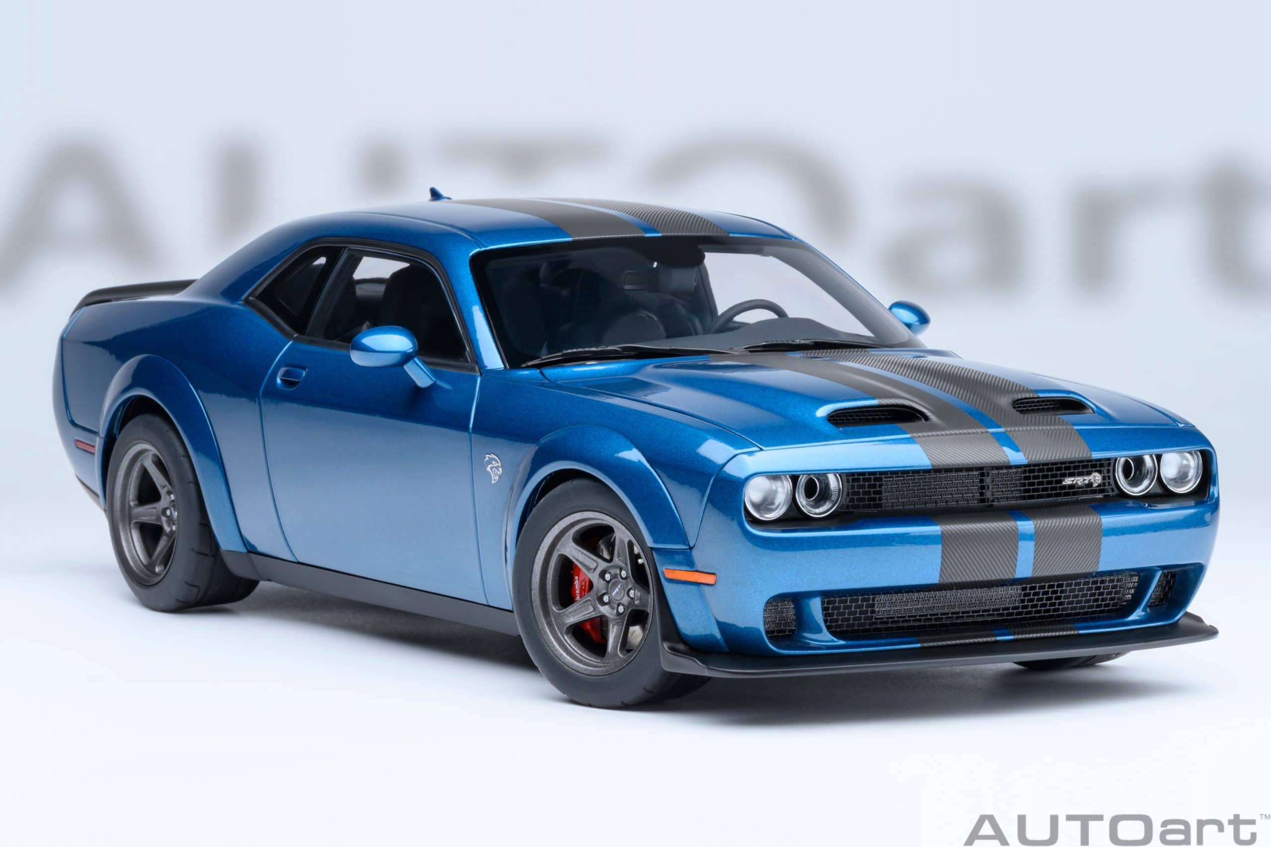AUTOart Dodge Challenger SRT Super Stock 2023 1:18 - Frostbite - Immagine 18