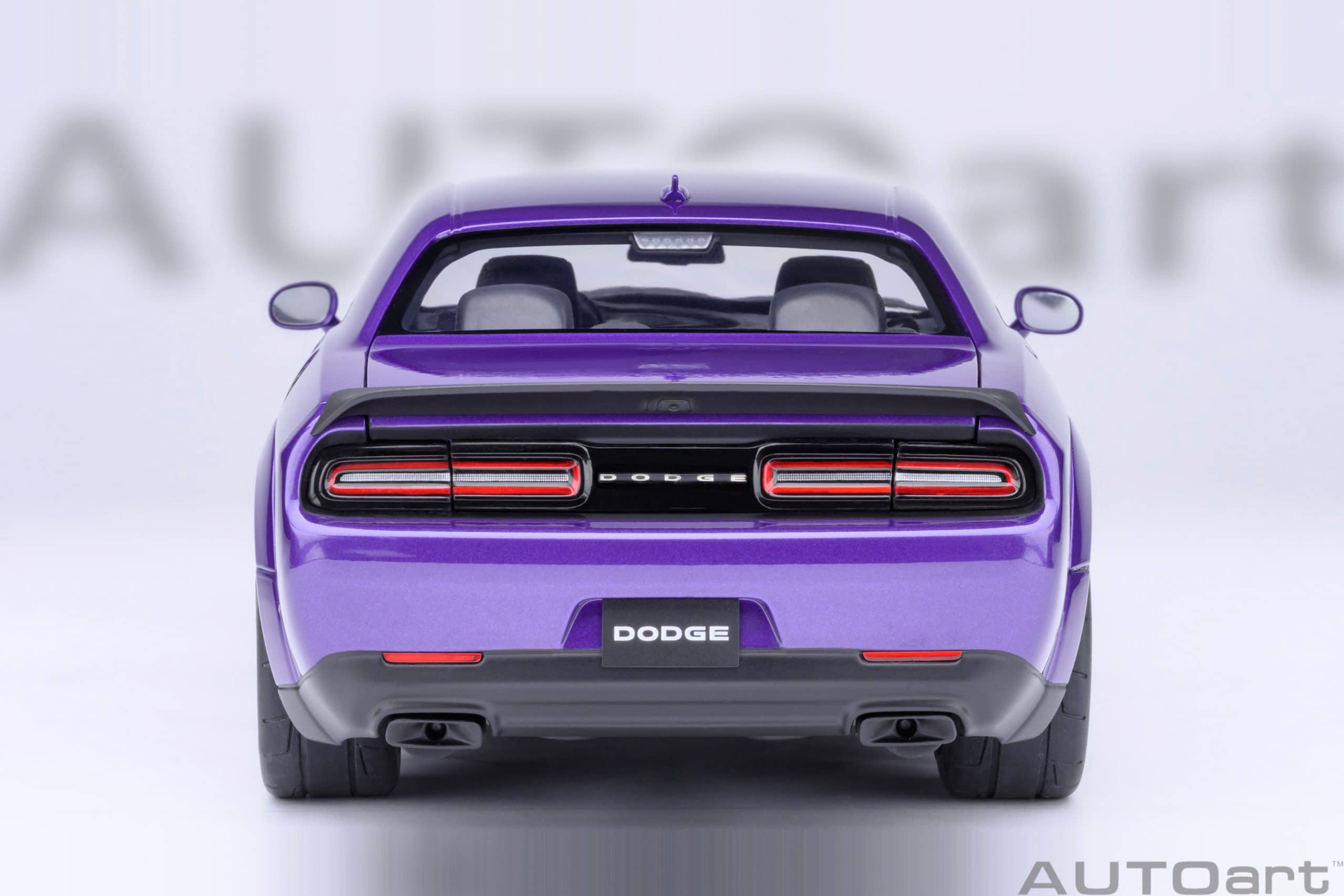 AUTOart Dodge Challenger SRT Super Stock 2023 1:18 - Plum Crazy - Image 6