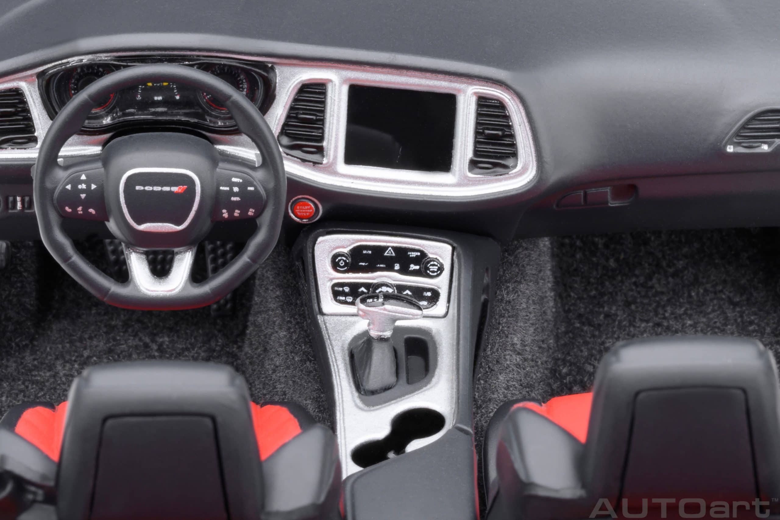 AUTOart Dodge Challenger R/T Scat Pack Shaker Widebody 2022 1:18 - Immagine 14