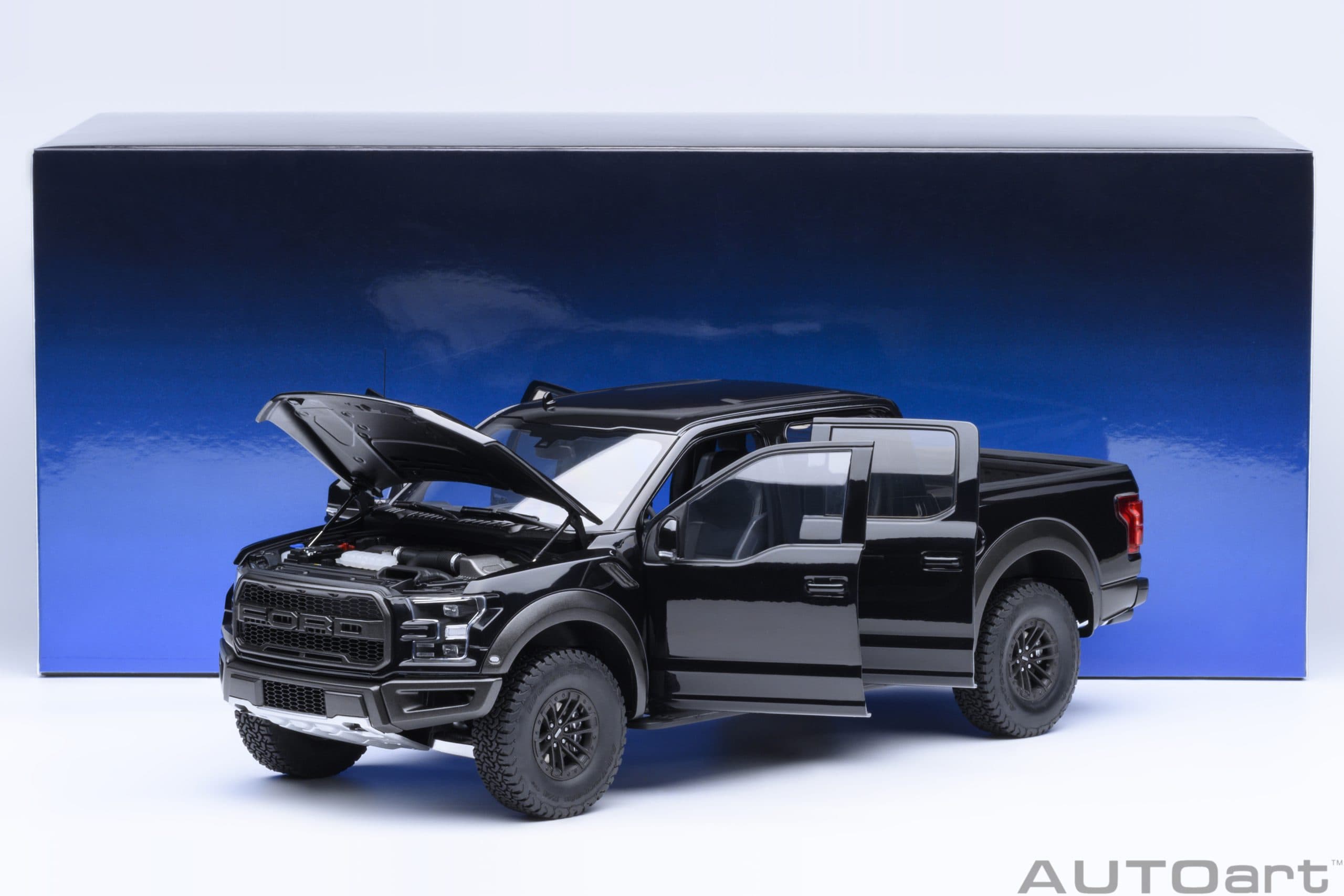 AUTOart Ford F-150 Raptor Supercrew 2019 1:18 - Agate Black - Image 21