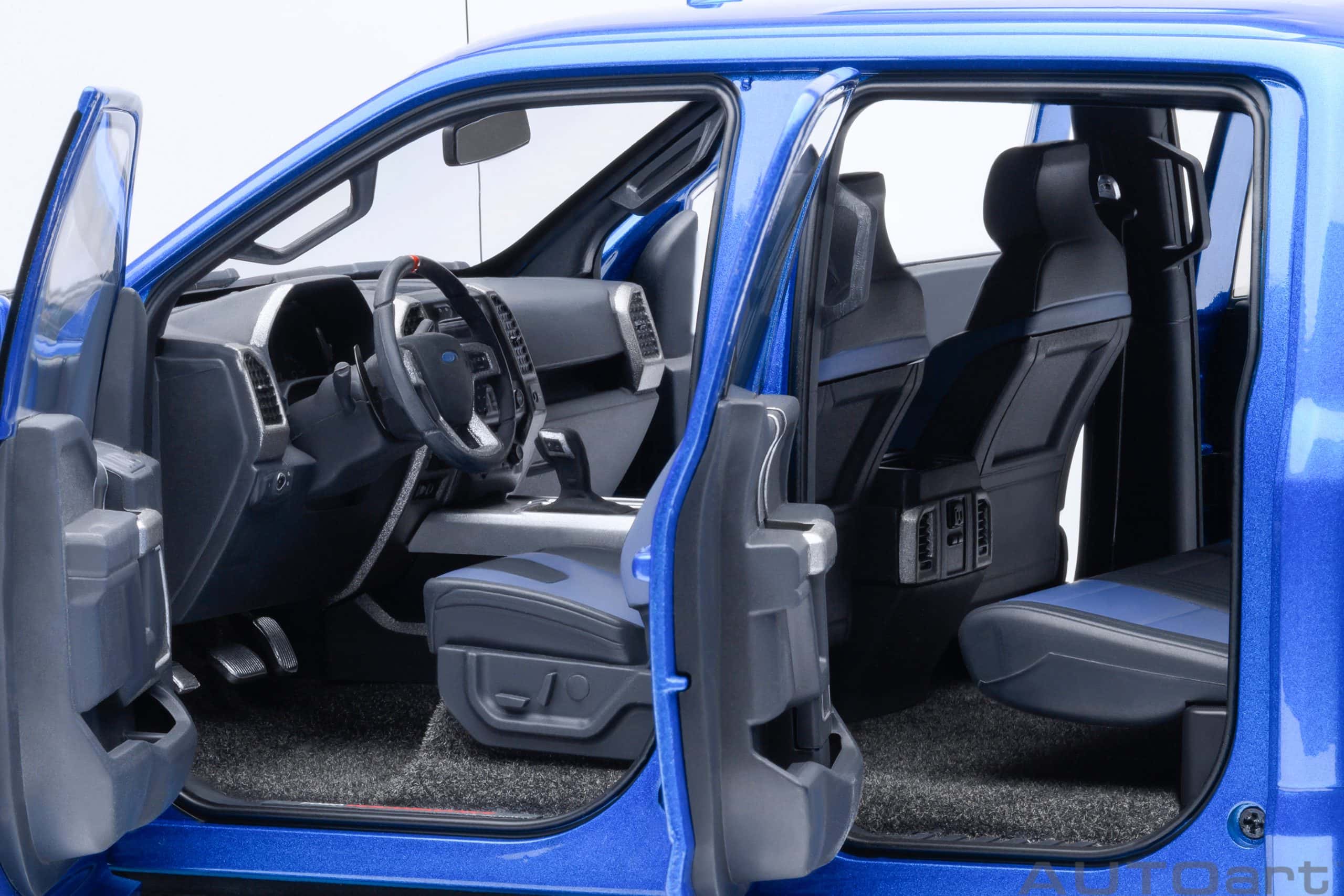 AUTOart Ford F-150 Raptor Supercrew 2019 1:18 - Velocity Blue - Image 9