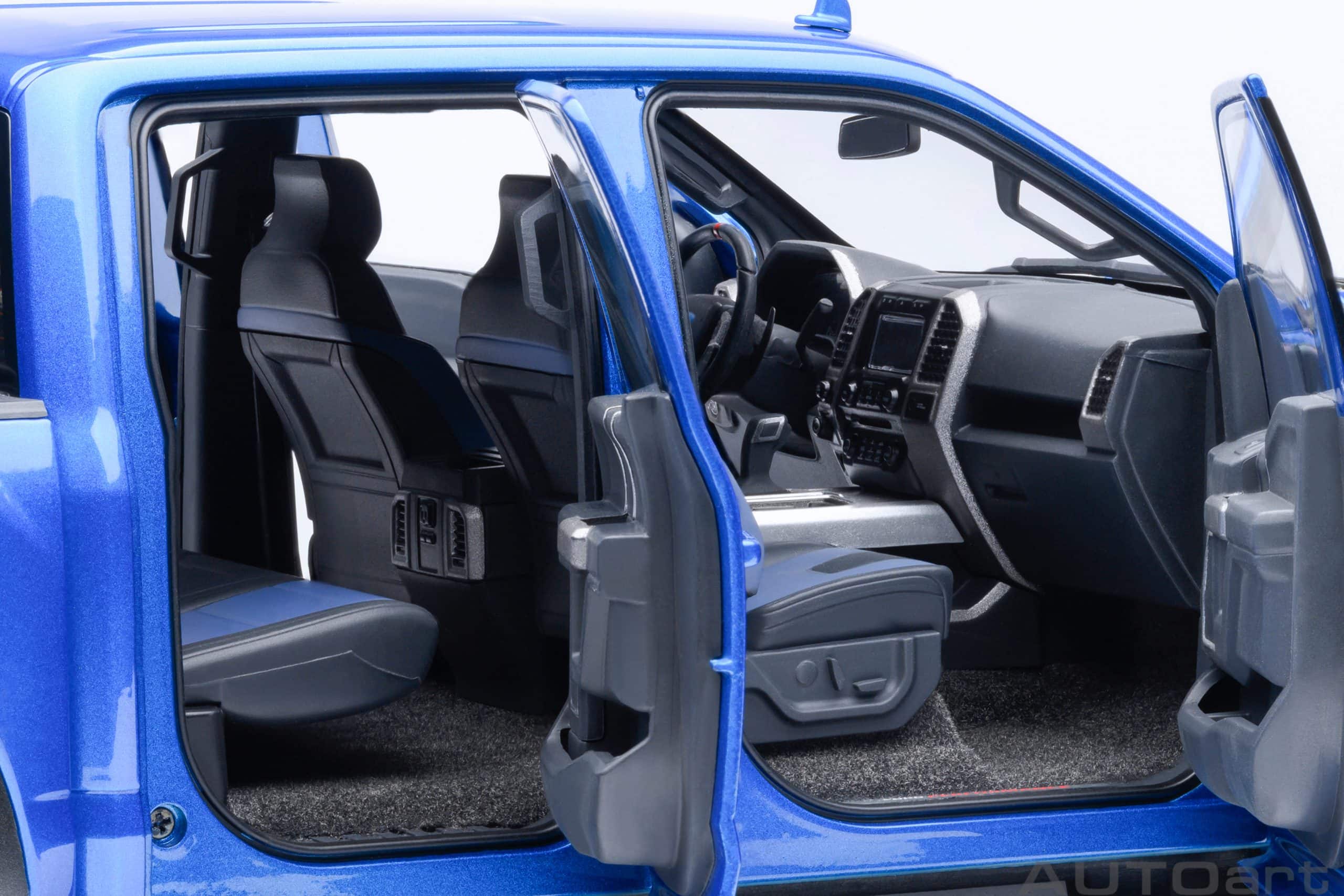 AUTOart Ford F-150 Raptor Supercrew 2019 1:18 - Velocity Blue - Image 10