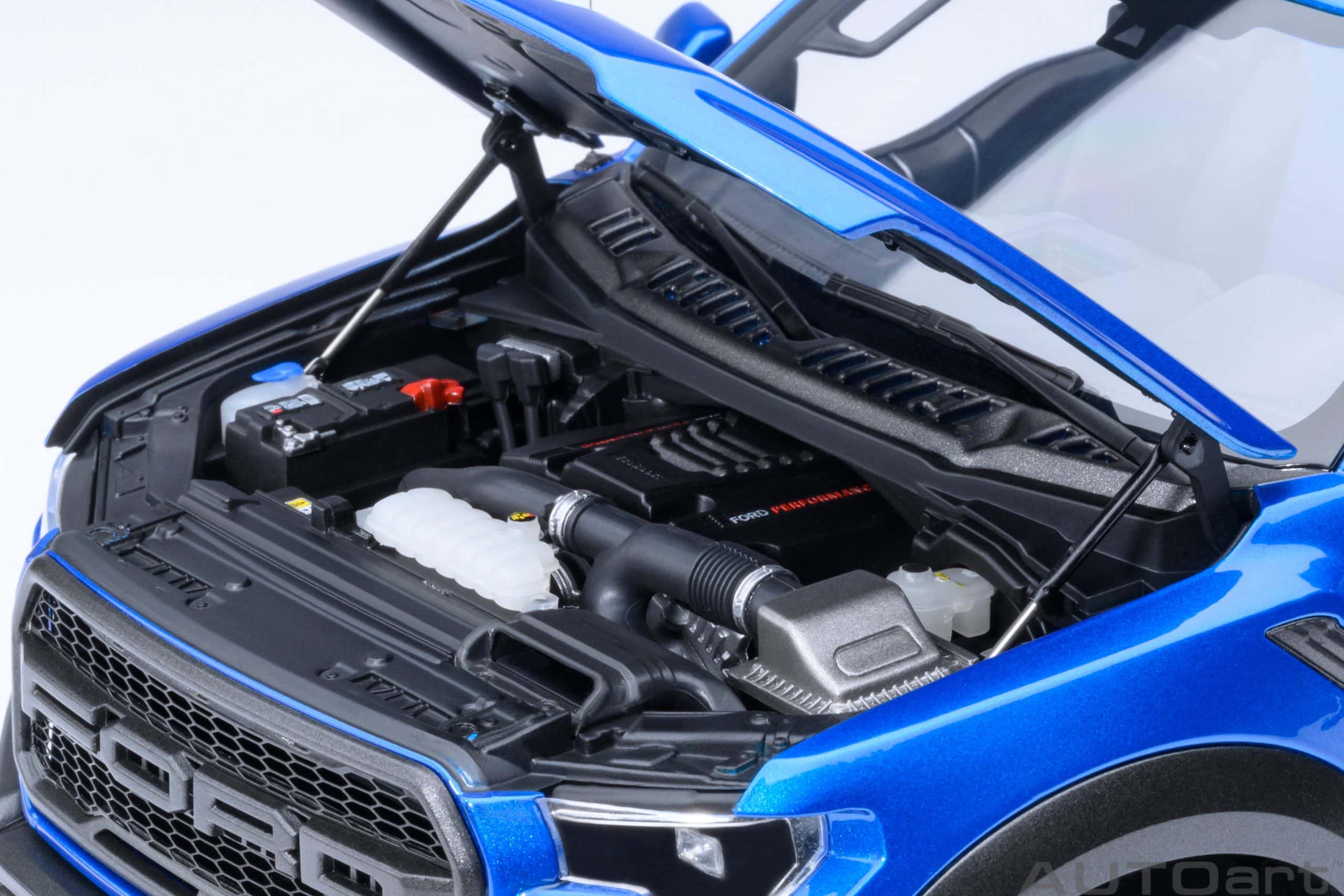 AUTOart Ford F-150 Raptor Supercrew 2019 1:18 - Velocity Blue - Image 11