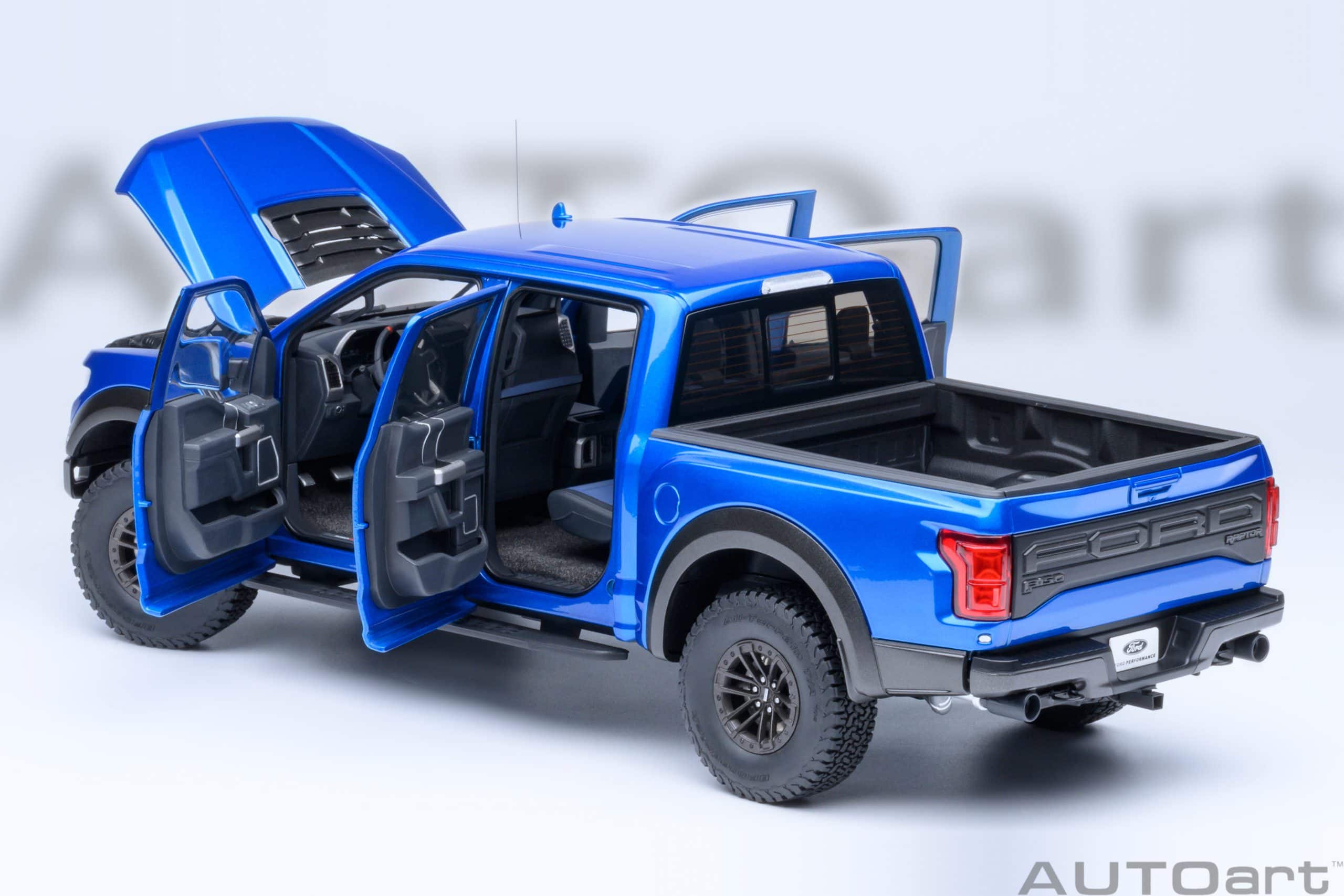 AUTOart Ford F-150 Raptor Supercrew 2019 1:18 - Velocity Blue - Image 16