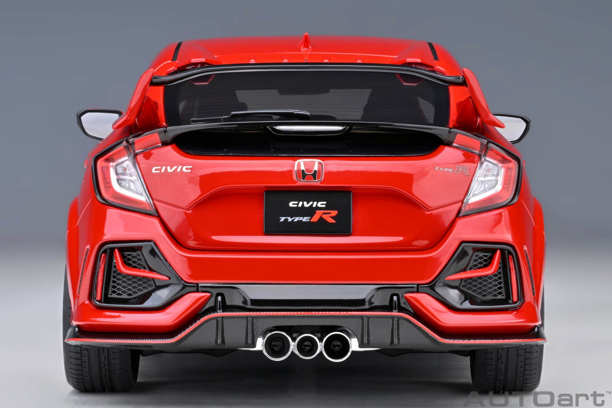 AUTOart Honda Civic Type R (FK 8) 2021 1:18 - Flame Red - Image 6