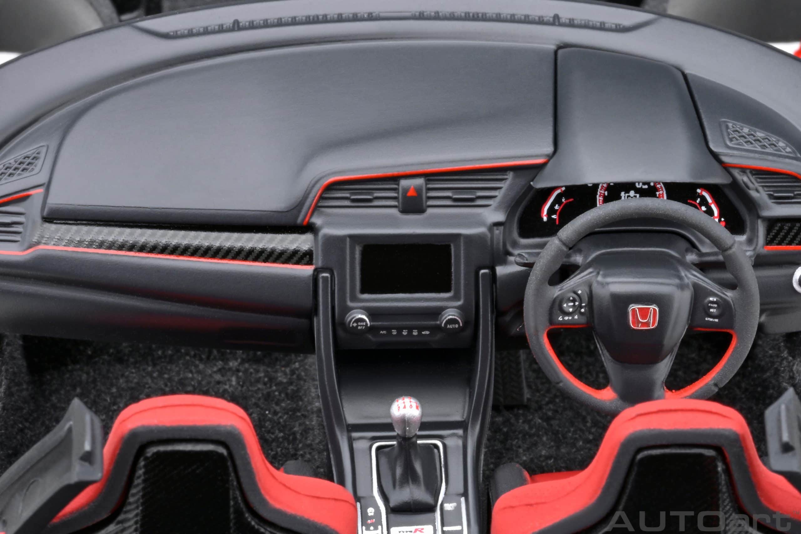 AUTOart Honda Civic Type R (FK 8) 2021 1:18 - Flame Red - Image 13