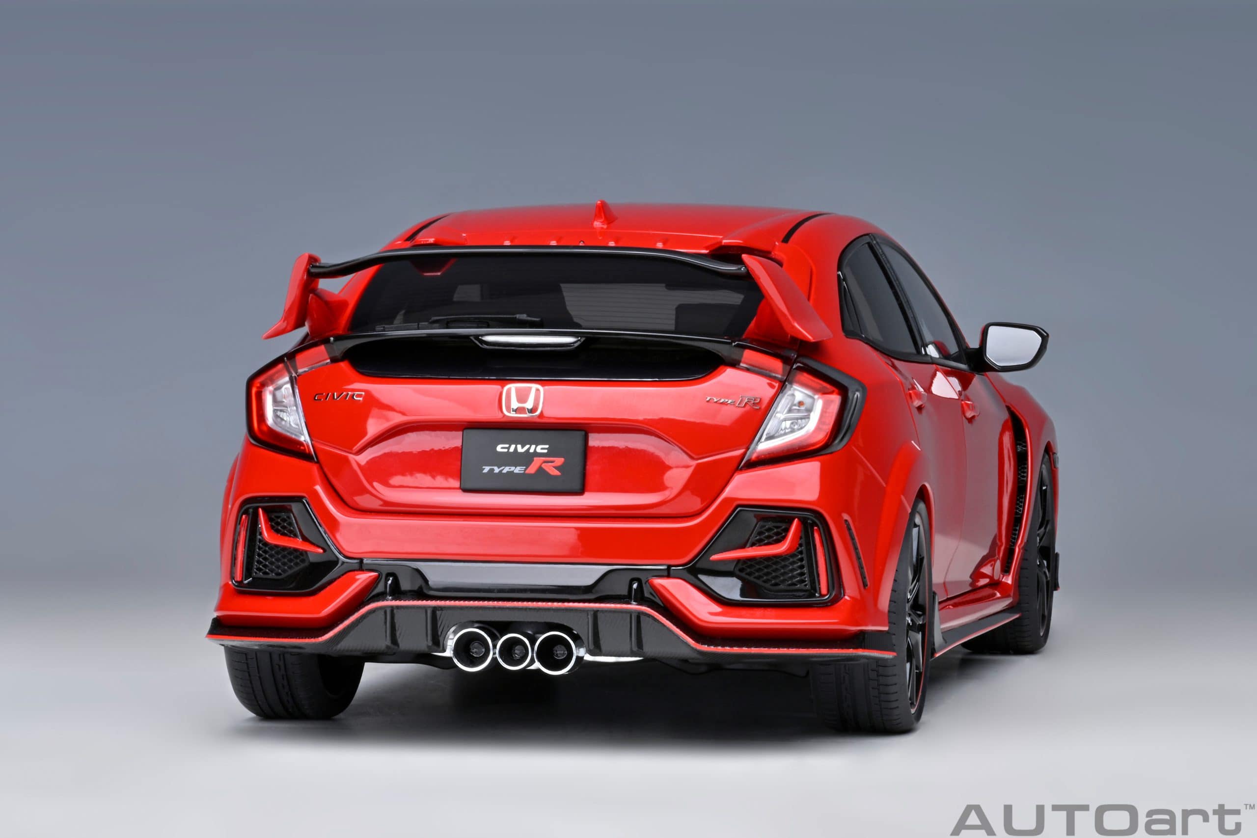 AUTOart Honda Civic Type R (FK 8) 2021 1:18 - Flame Red - Image 19