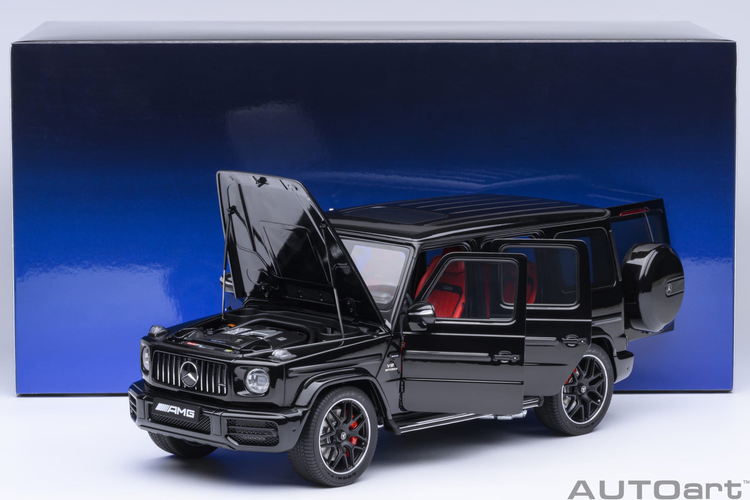 AUTOart メルセデスAMG G63 2019 1:18 - ブラック - modelcars24