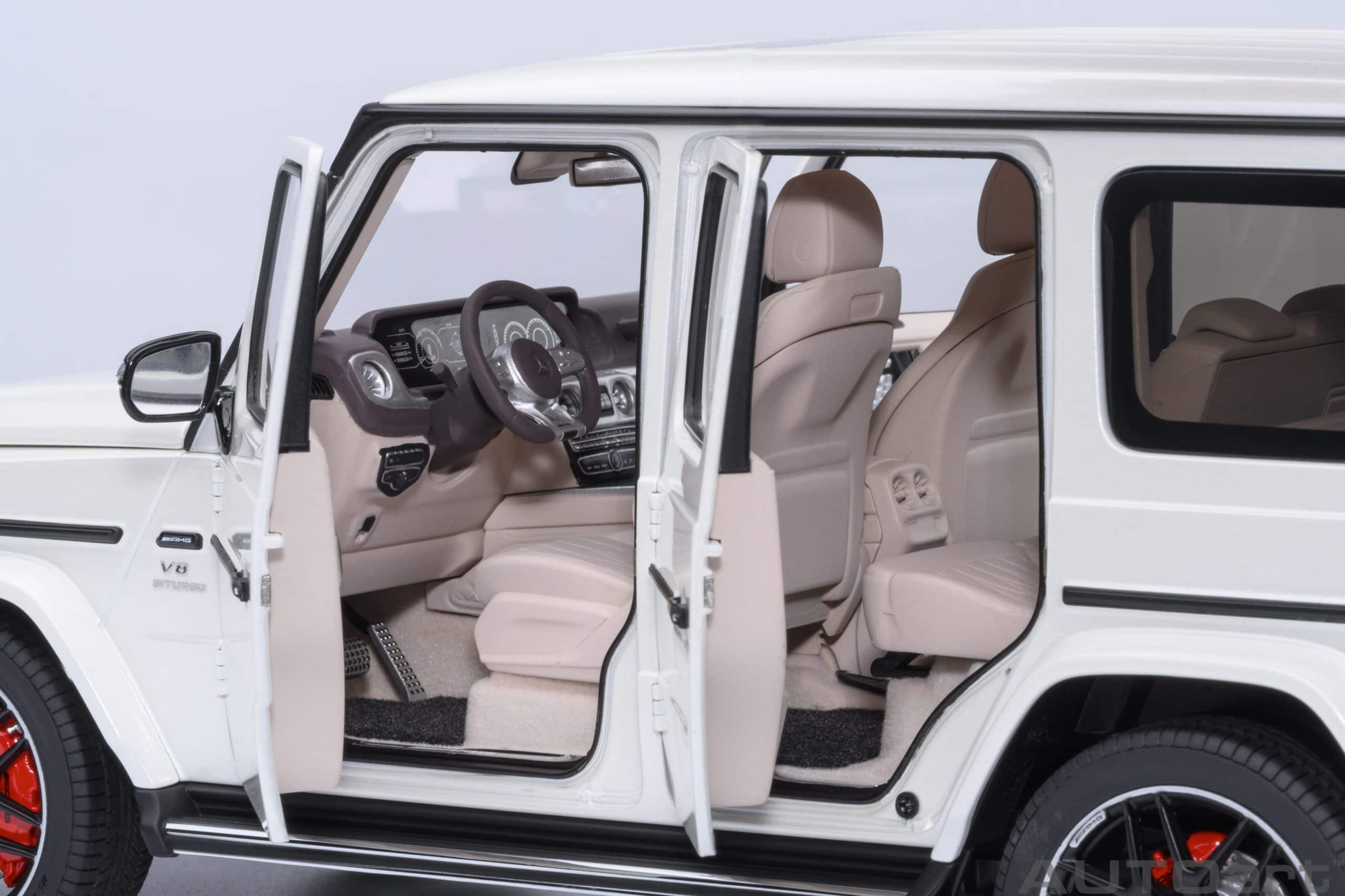 AUTOart Mercedes-AMG G63 2019 1:18 - Designo Brilliant White Metallic - Imagen 9