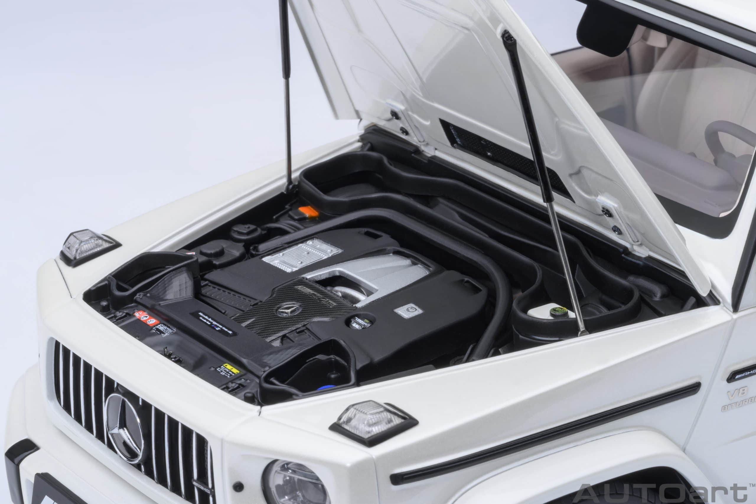 AUTOart Mercedes-AMG G63 2019 1:18 - Designo Brilliant White Metallic - Imagen 11