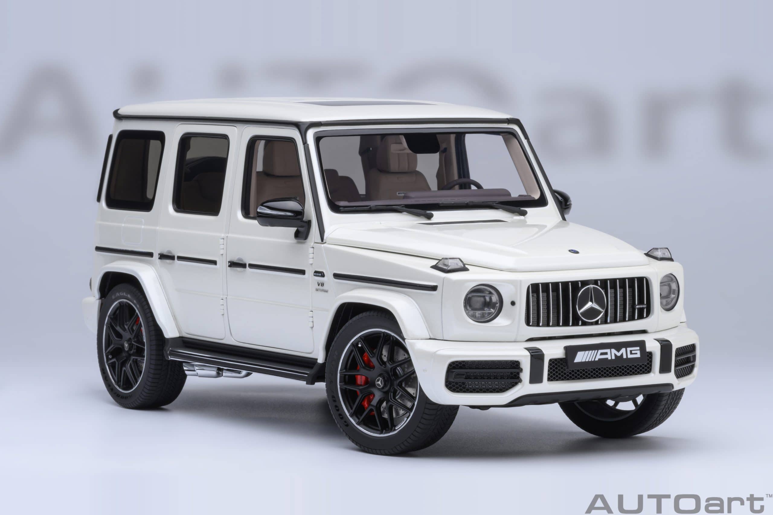 AUTOart Mercedes-AMG G63 2019 1:18 - Designo Brilliant White Metallic - Imagen 18