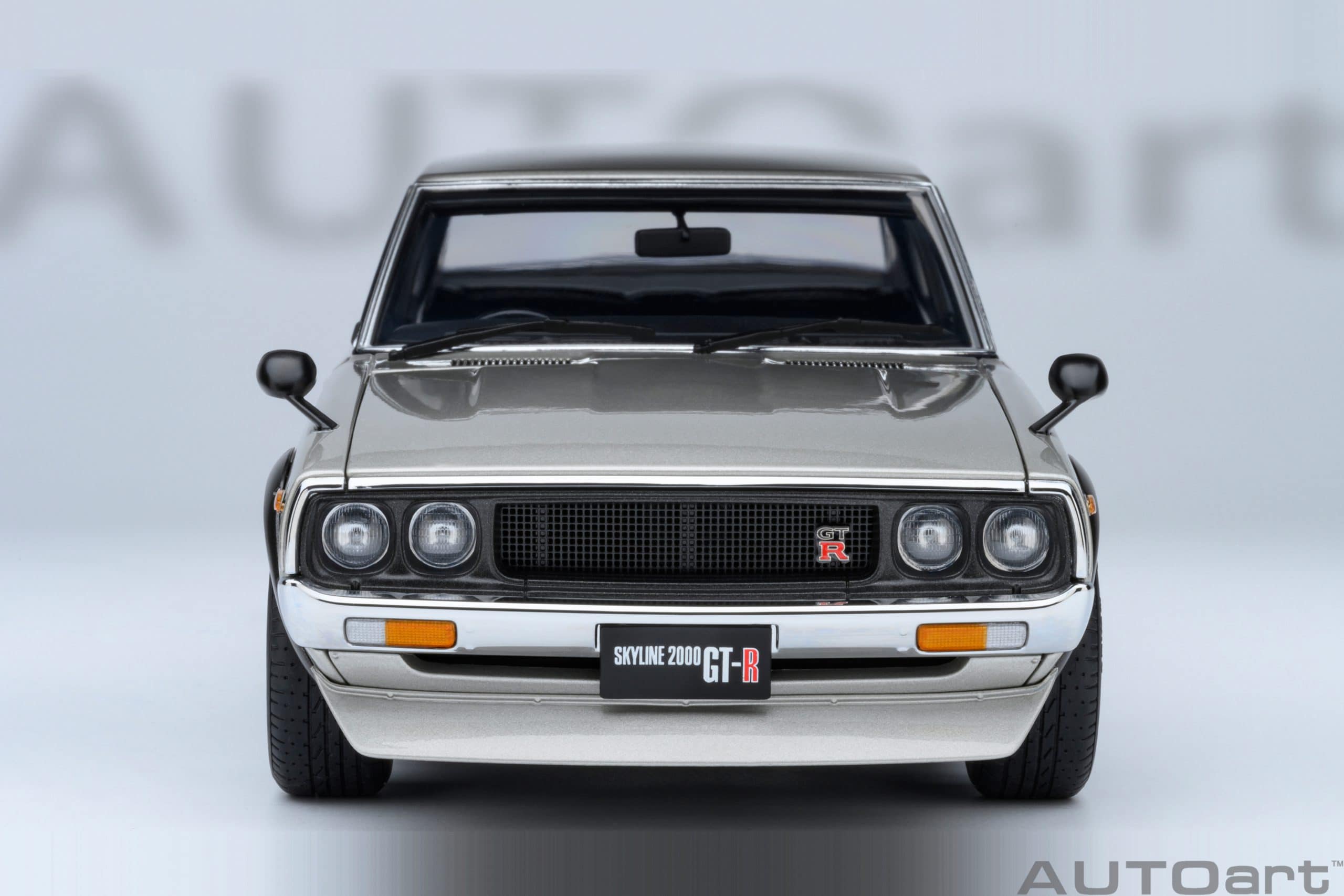 AUTOart Nissan Skyline 2000 GT-R 1973 (KPGC110) Tuned Version 1:18 - Silver - Image 5