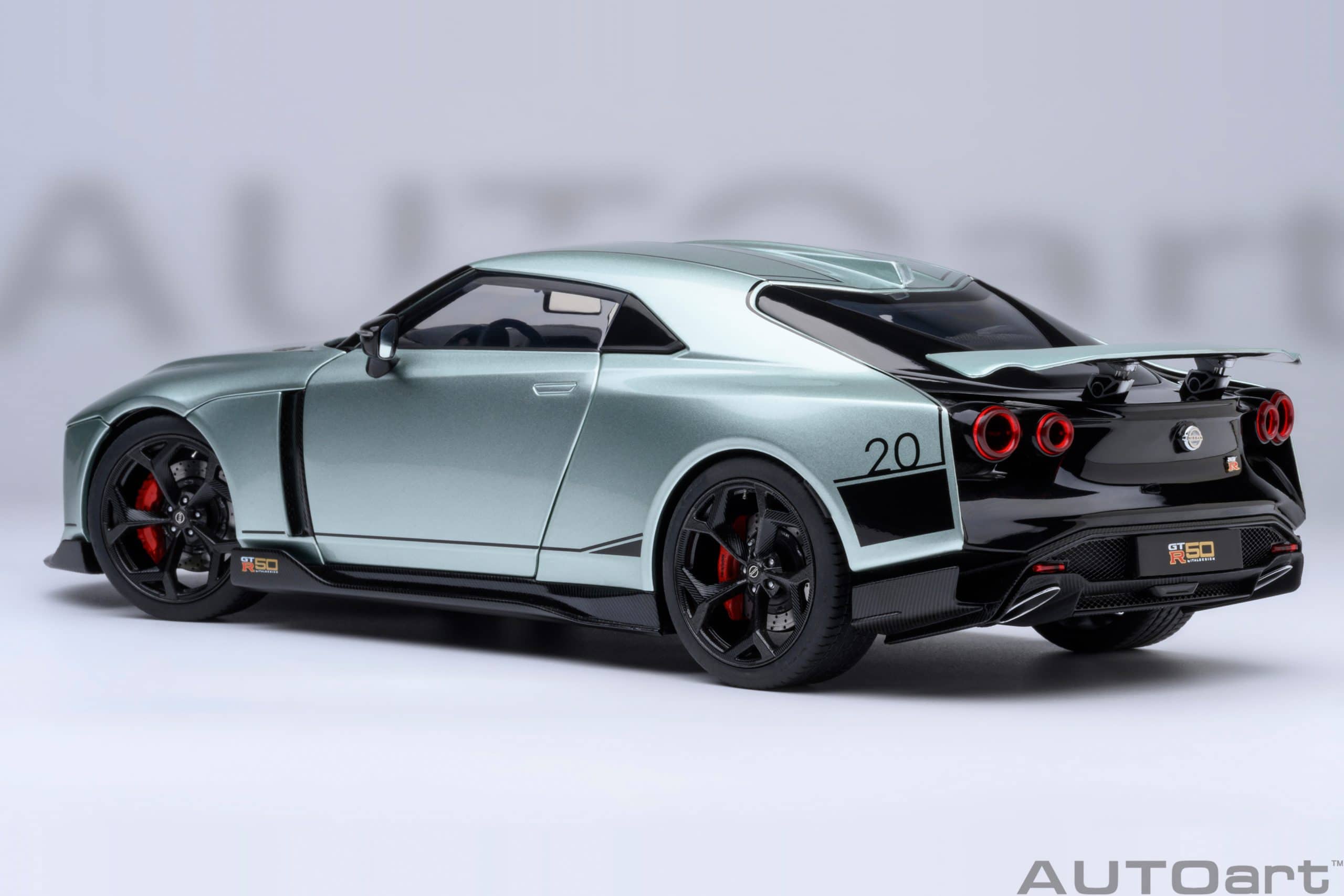 AUTOart Nissan GT-R50 by Italdesign 2020 1:18 - Metallic Green/Black - Image 2