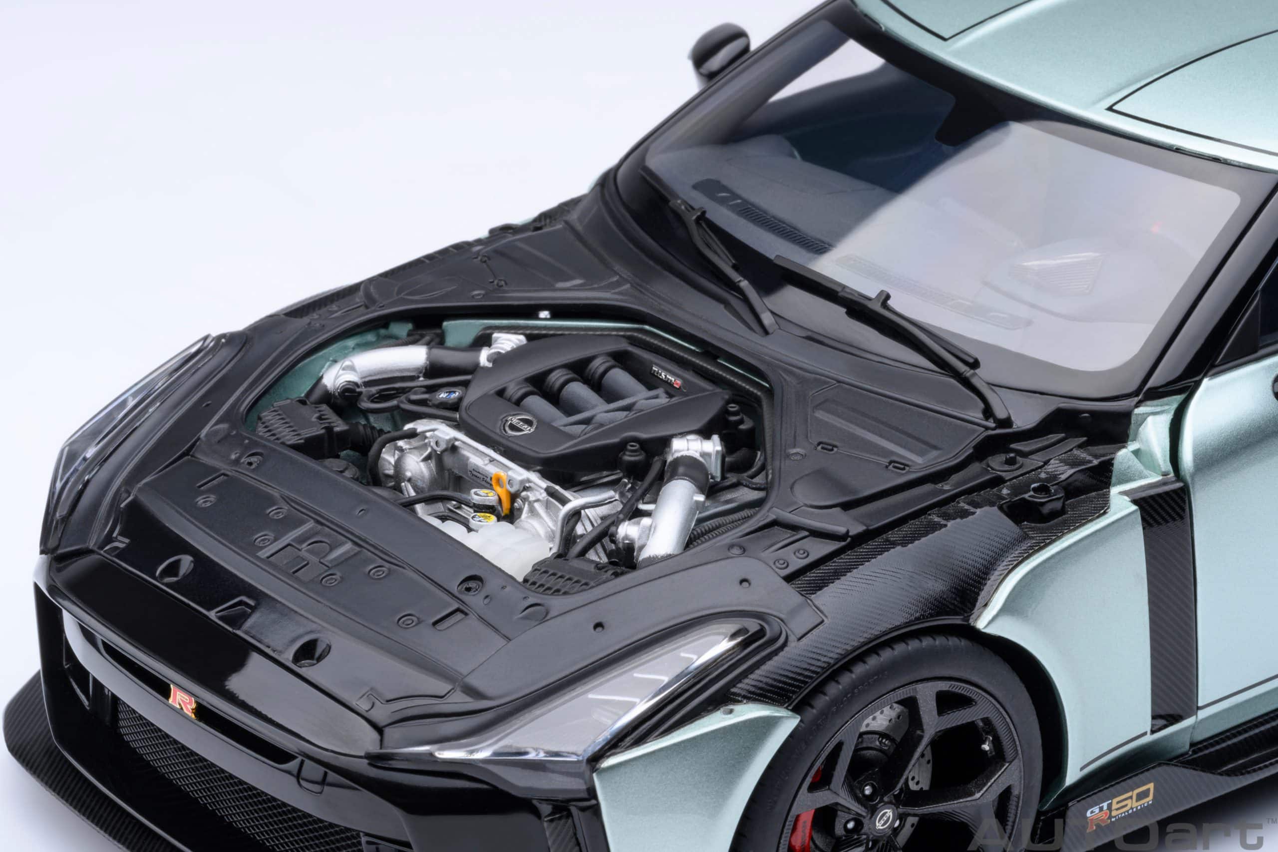 AUTOart Nissan GT-R50 by Italdesign 2020 1:18 - Metallic Green/Black - Image 11