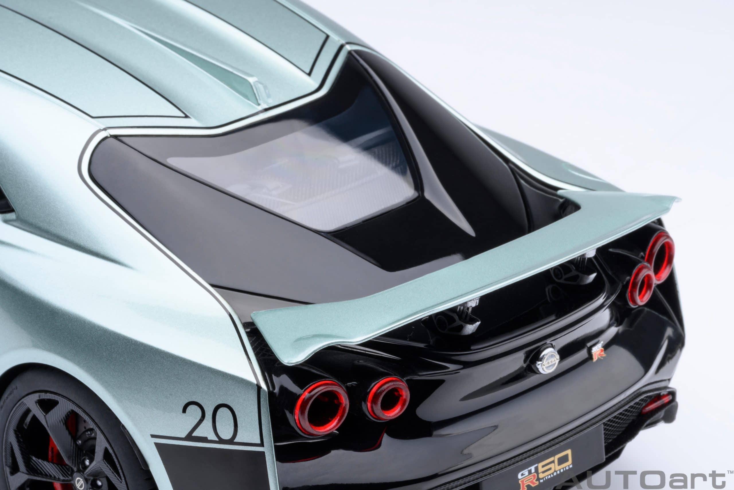 AUTOart Nissan GT-R50 by Italdesign 2020 1:18 - Metallic Green/Black - Image 14