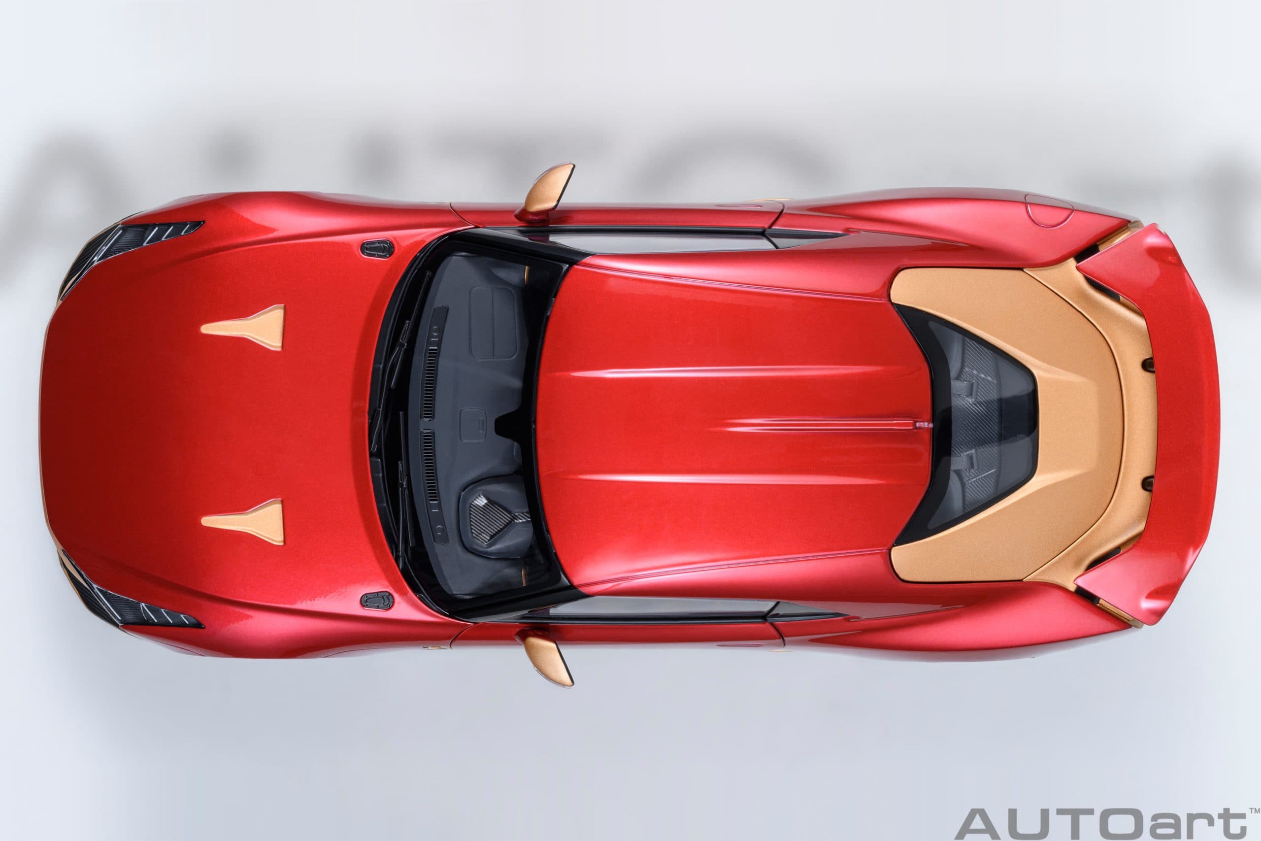 AUTOart Nissan GT-R50 by Italdesign 2020 1:18 - Metallic Red / Gold - Image 7