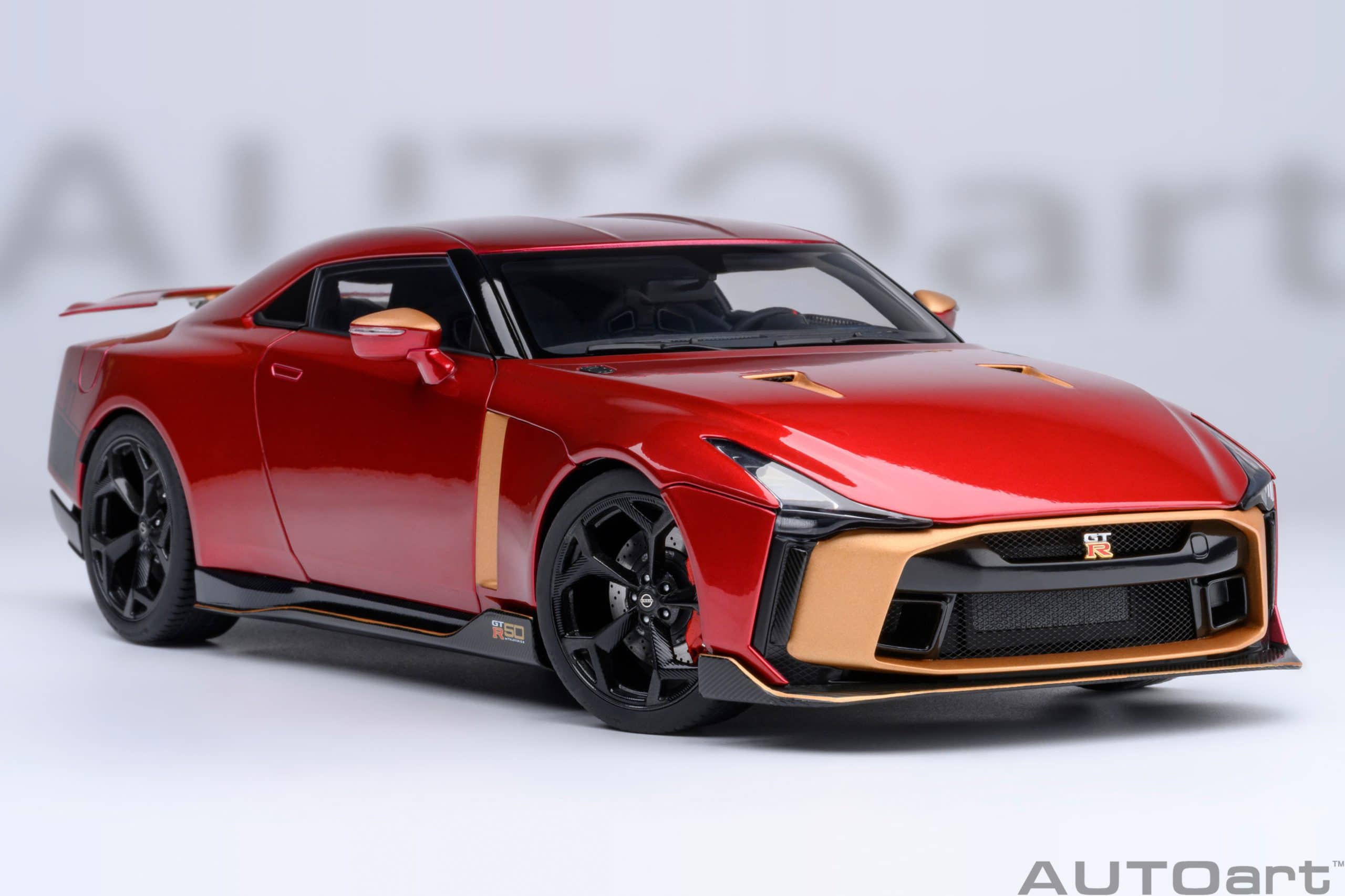 AUTOart Nissan GT-R50 by Italdesign 2020 1:18 - Metallic Red / Gold - Image 21