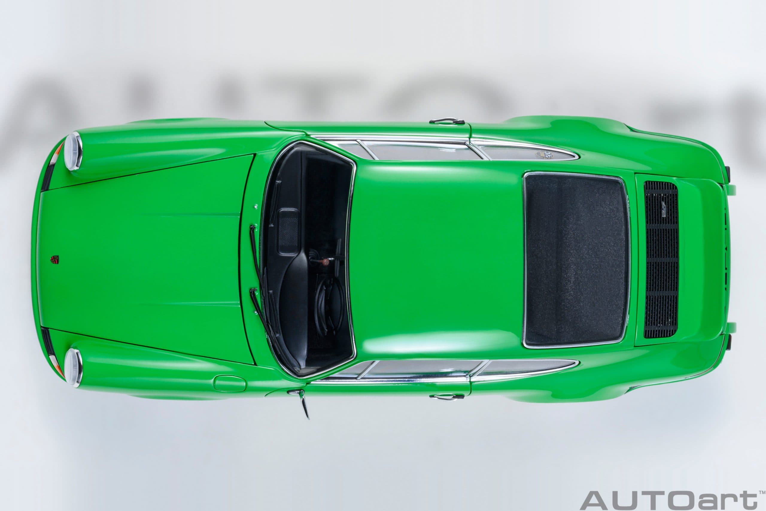 AUTOart Porsche 911 Carrera 2.7 RS 1:18 - Viper Green / Black Stripes - Image 7