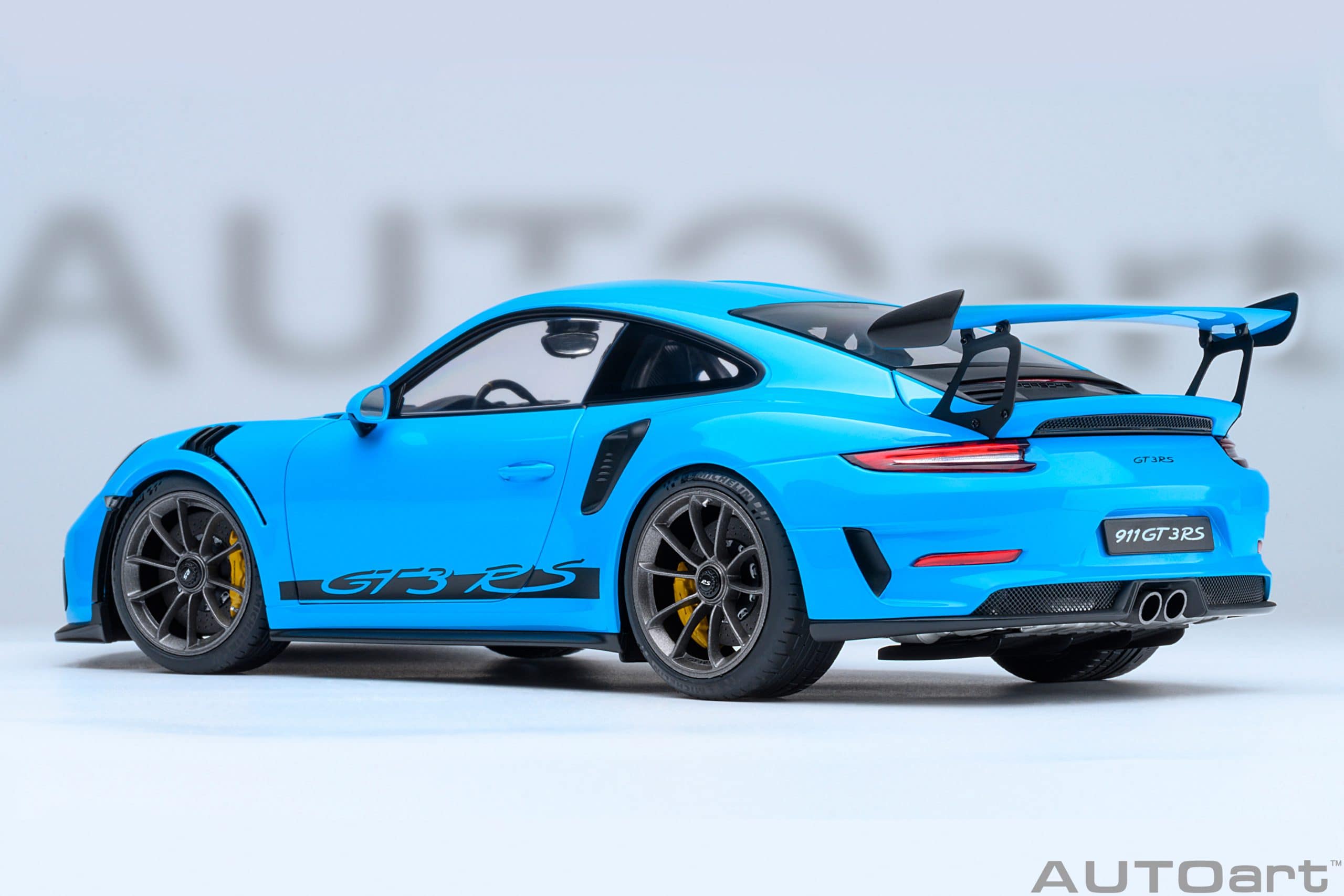 AUTOart Porsche 911 (991.2) GT3 RS 1:18 - Riviera Blue - Image 2