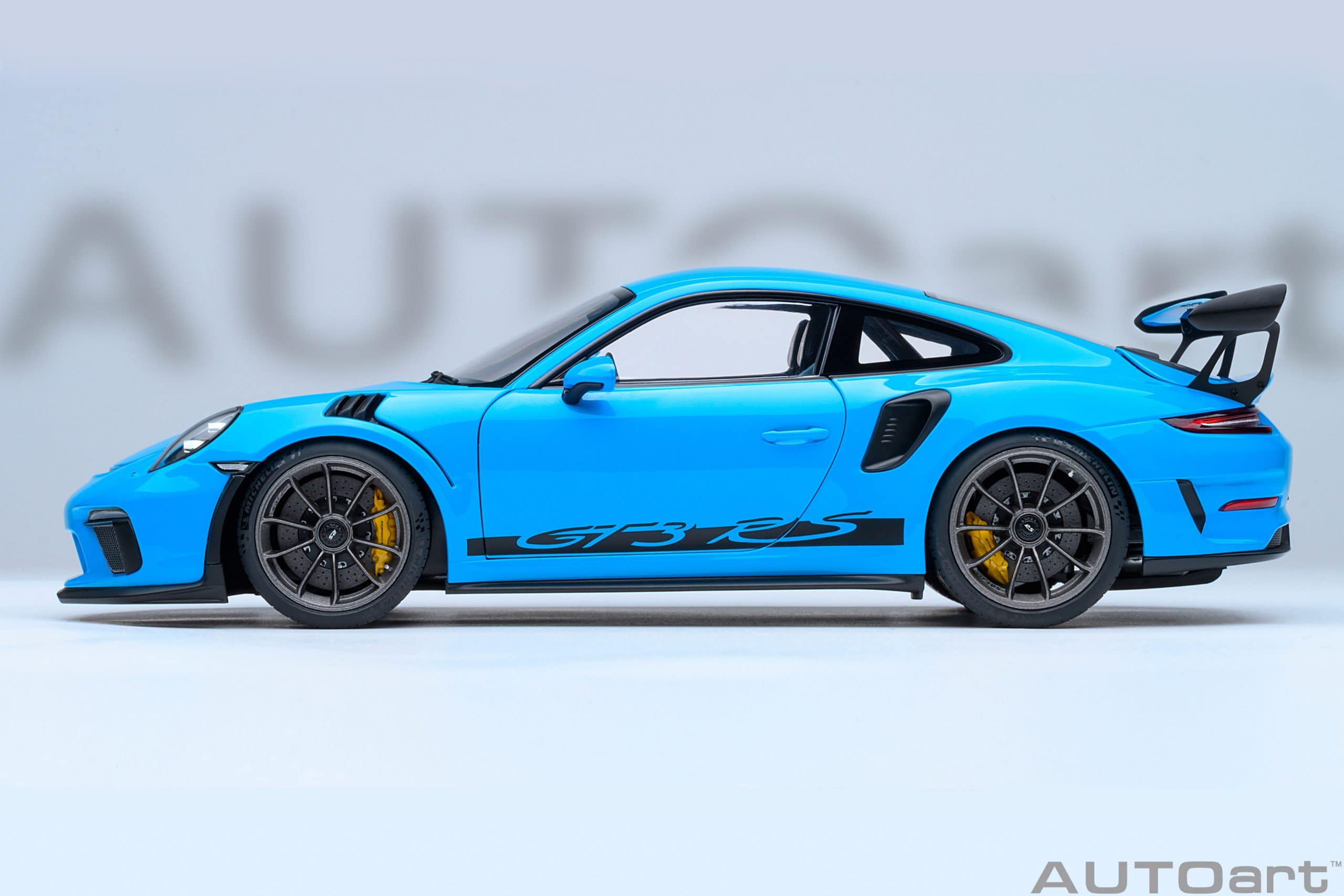 AUTOart Porsche 911 (991.2) GT3 RS 1:18 - Riviera Blue - Image 3