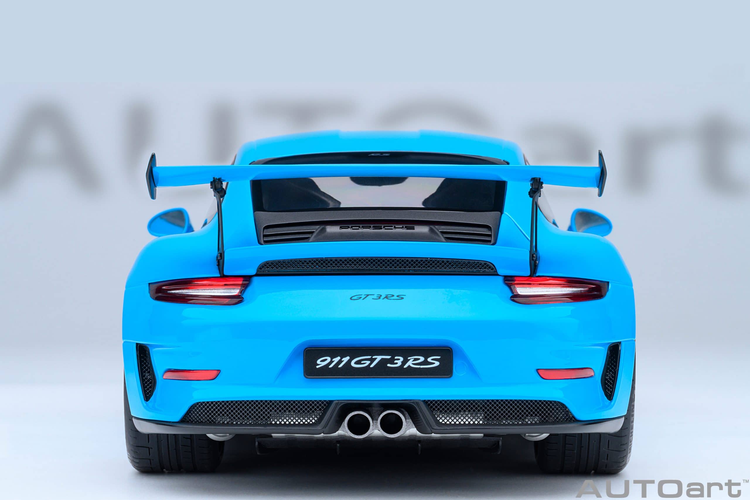 AUTOart Porsche 911 (991.2) GT3 RS 1:18 - Riviera Blue - Image 6