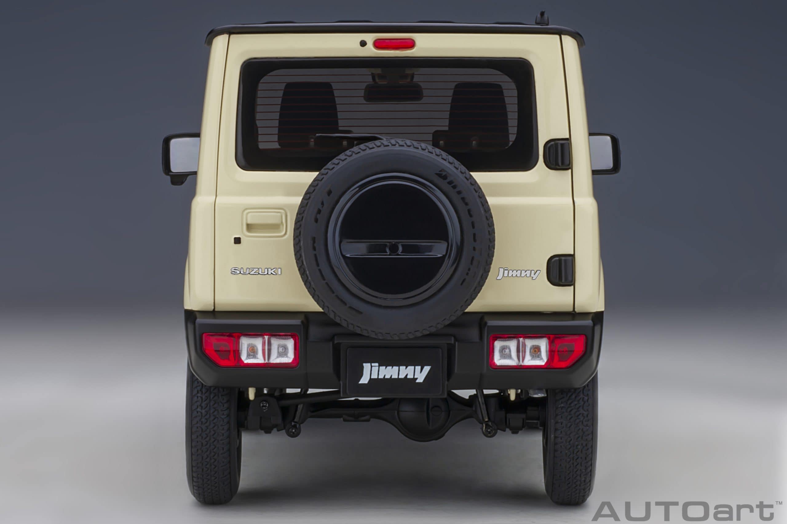 AUTOart Suzuki Jimny (JB64) (660cc/RHD) 1:18 - Chiffon Ivory Metallic / Black - Immagine 6