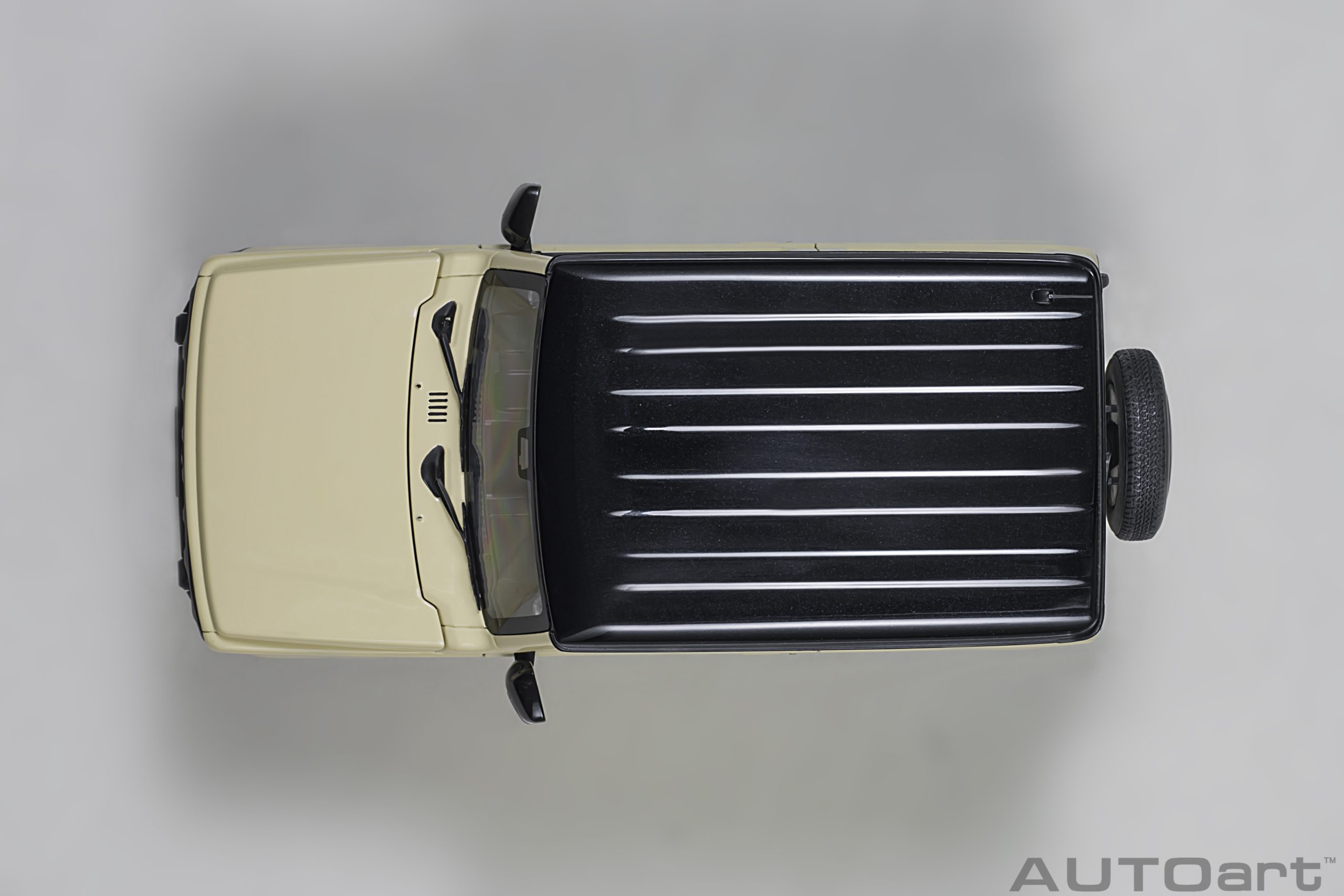 AUTOart Suzuki Jimny (JB64) (660cc/RHD) 1:18 - Chiffon Ivory Metallic / Black - Immagine 7