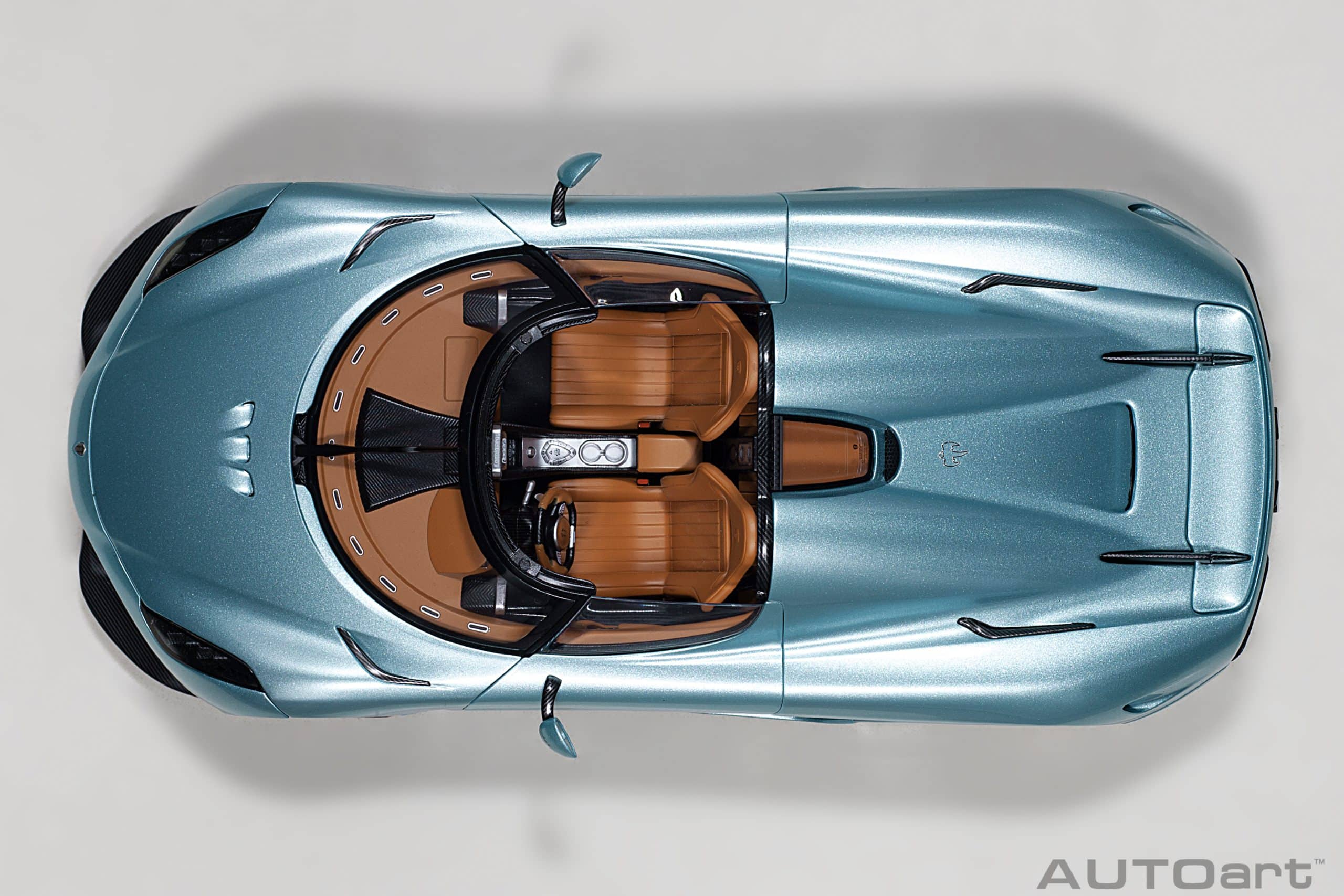 AUTOart Koenigsegg Regera 2016 1:18 - Horizon Blue - Image 9