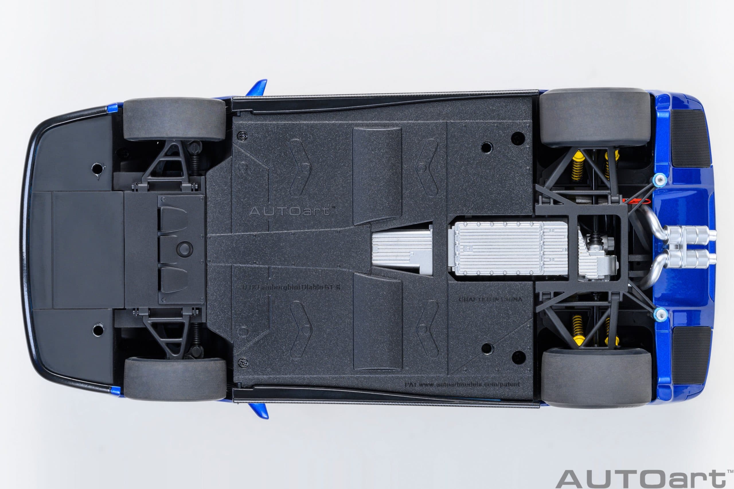 AUTOart Lamborghini Diablo GTR 1999 1:18 - Monterey Blue - Image 8