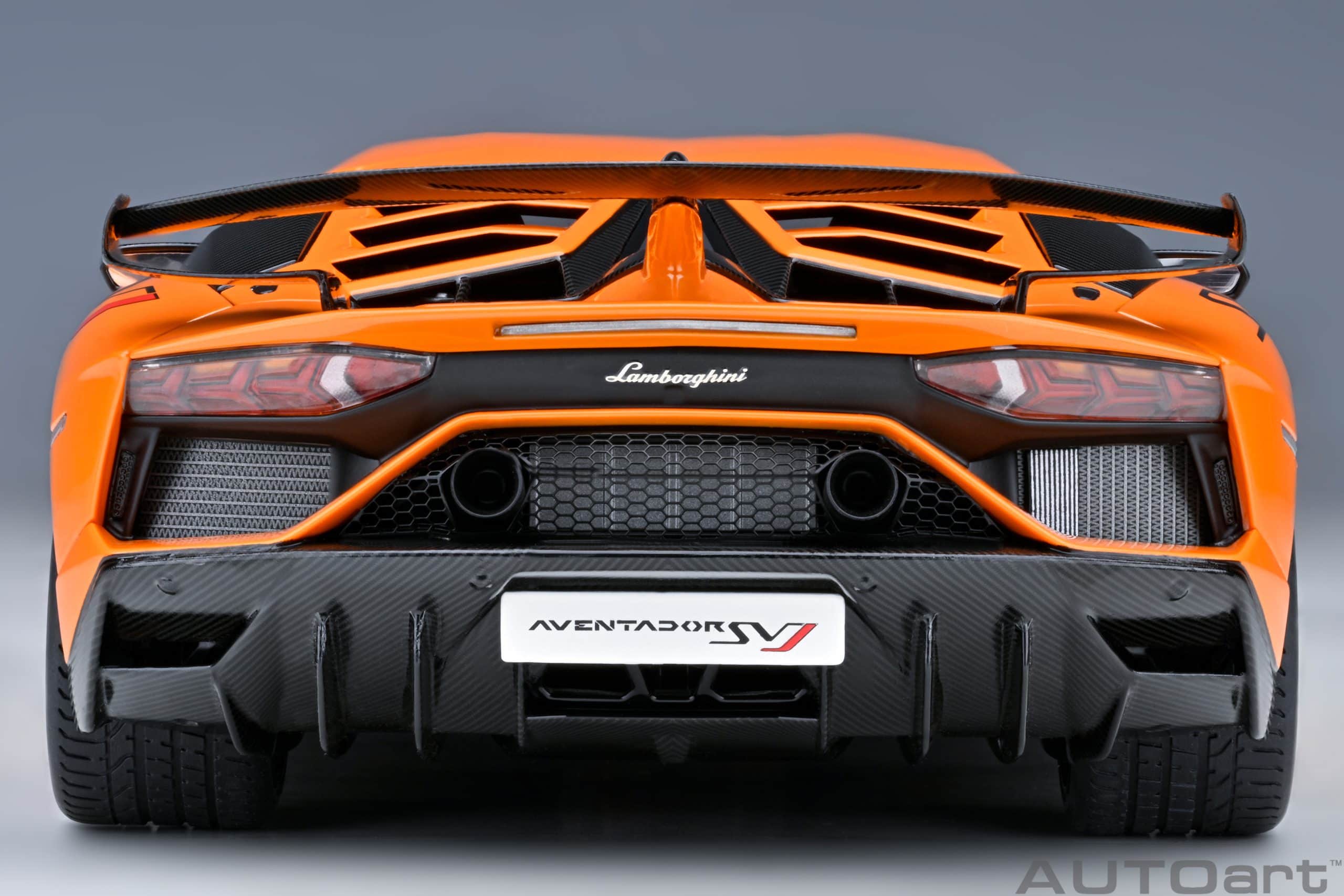 AUTOart Lamborghini Aventador SVJ 2019 1:18 - Pearl Orange - Image 6
