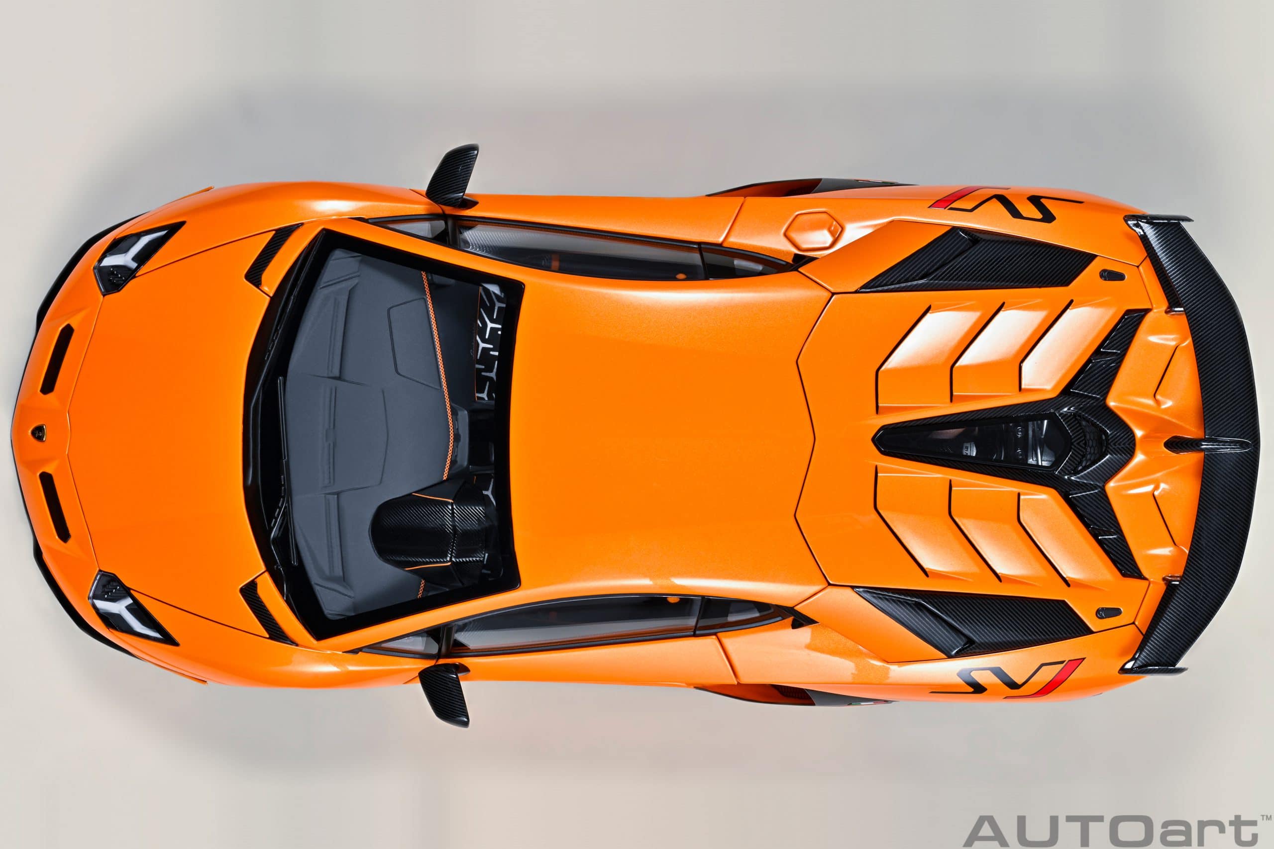 AUTOart Lamborghini Aventador SVJ 2019 1:18 - Pearl Orange - Image 7