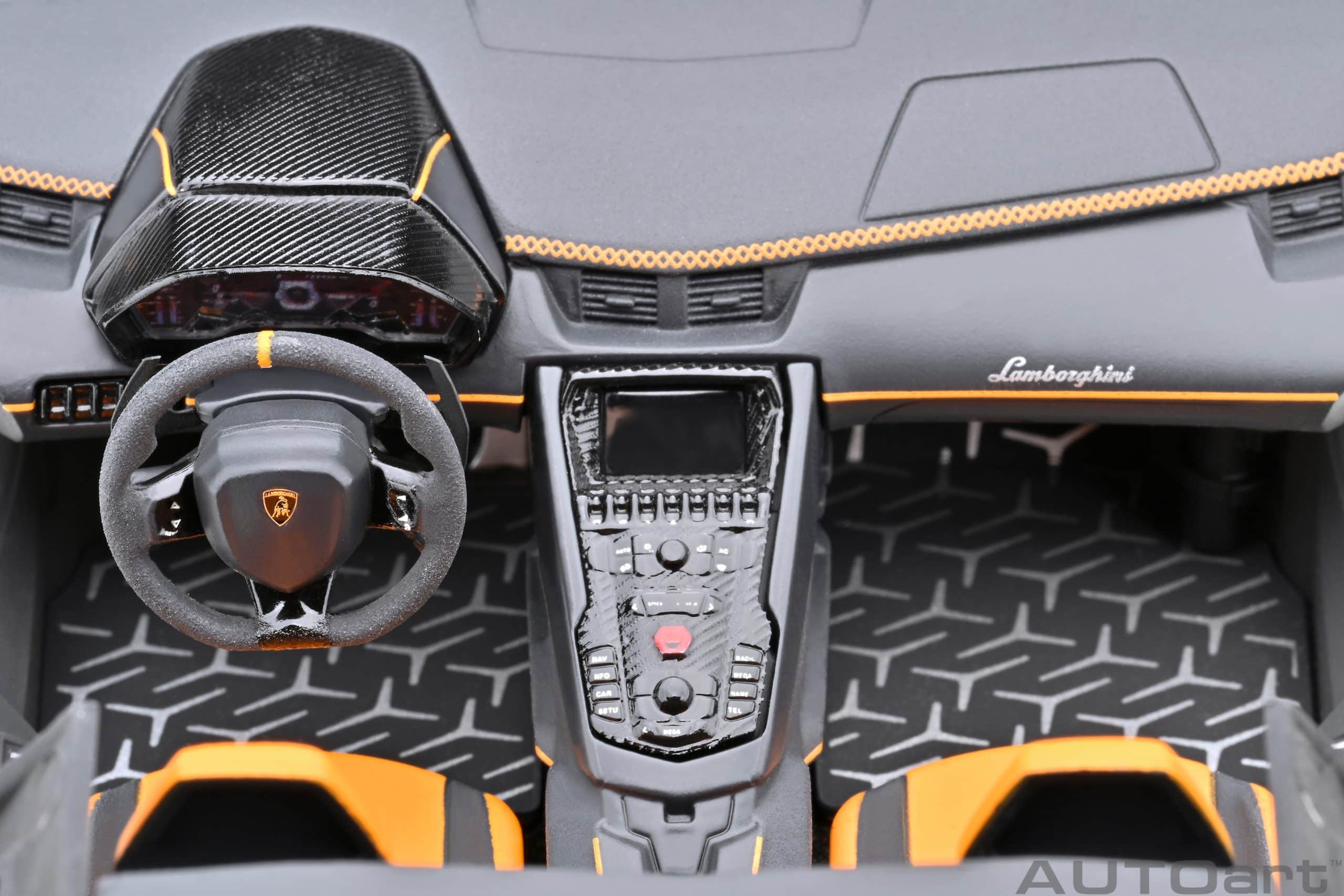 AUTOart Lamborghini Aventador SVJ 2019 1:18 - Pearl Orange - Image 14