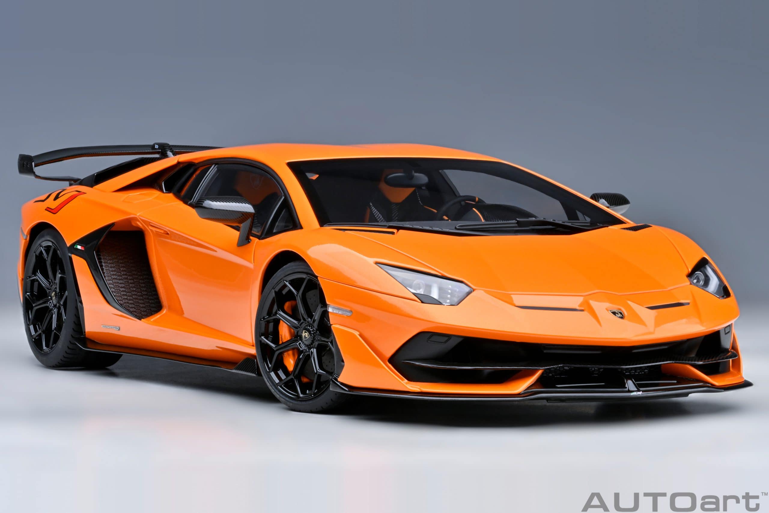 AUTOart Lamborghini Aventador SVJ 2019 1:18 - Pearl Orange - Image 17