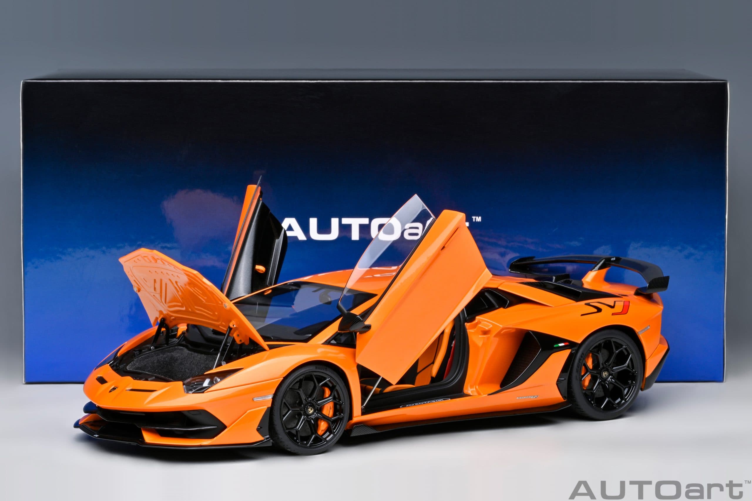 AUTOart Lamborghini Aventador SVJ 2019 1:18 - Pearl Orange - Image 20